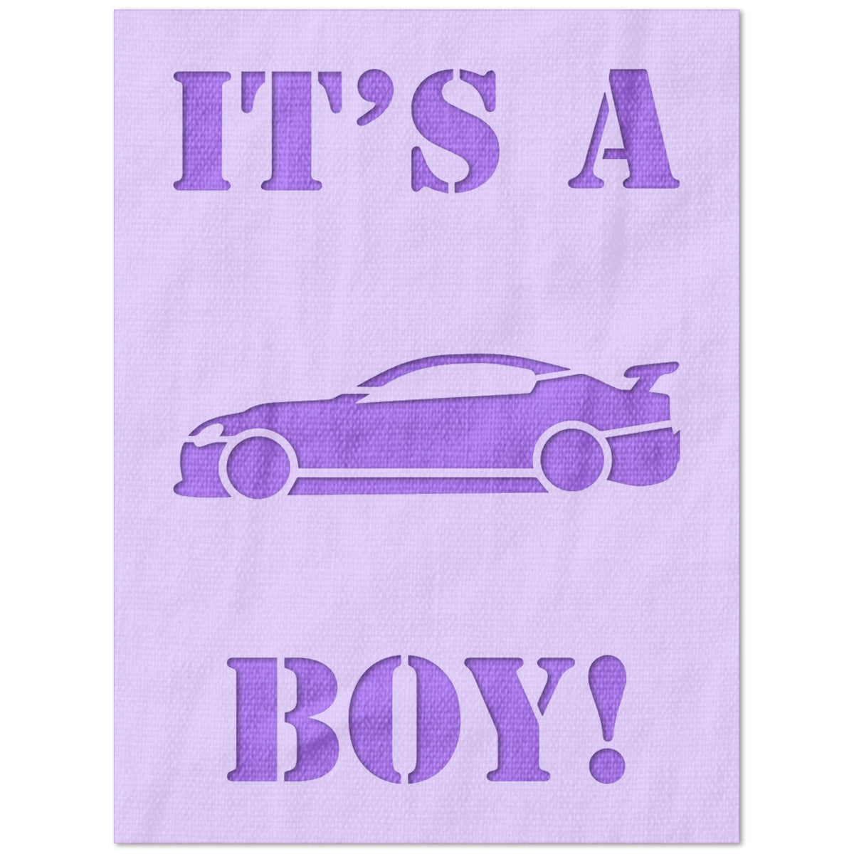 It's a Boy Stencil