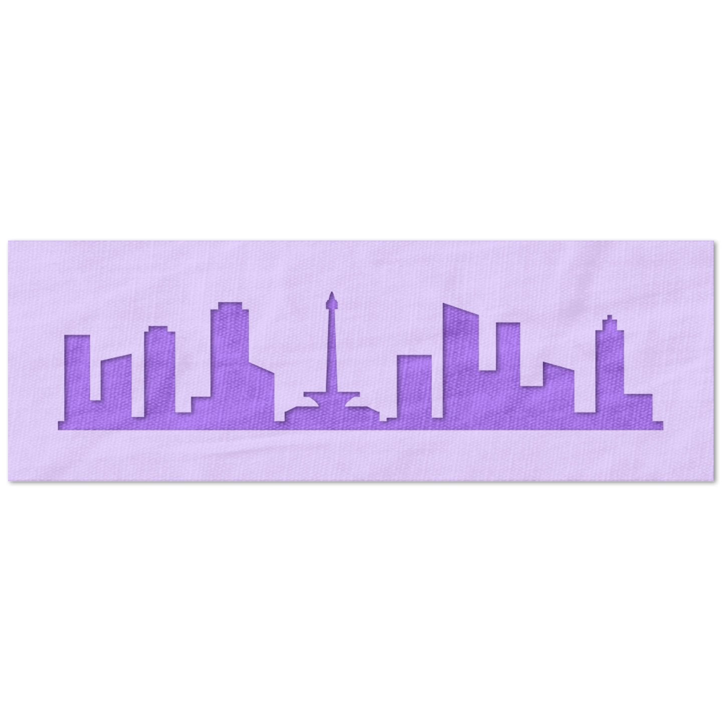 Jakarta Skyline Stencil