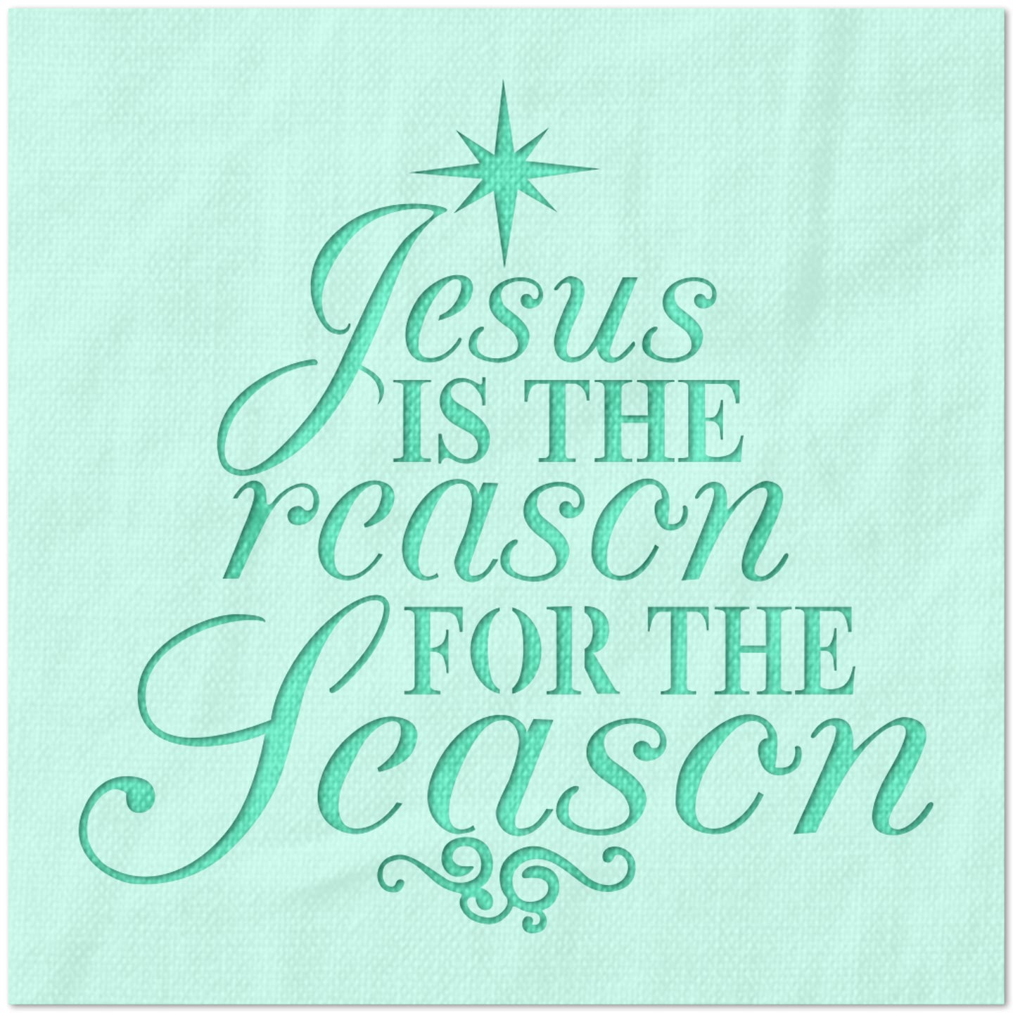 Jesus is the Reason for the Season Stencil