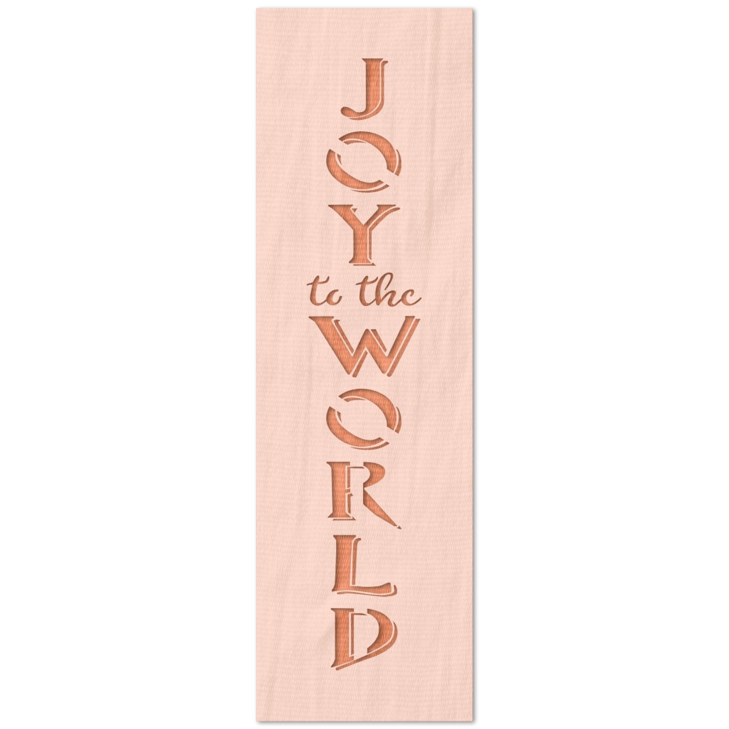 Joy to the World Stencil