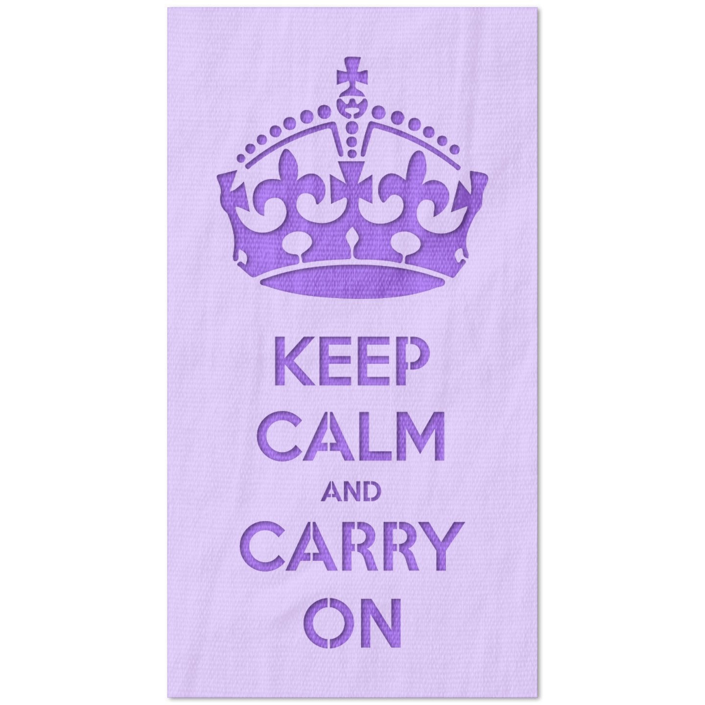 Kepp Calm and Carry On Stencil