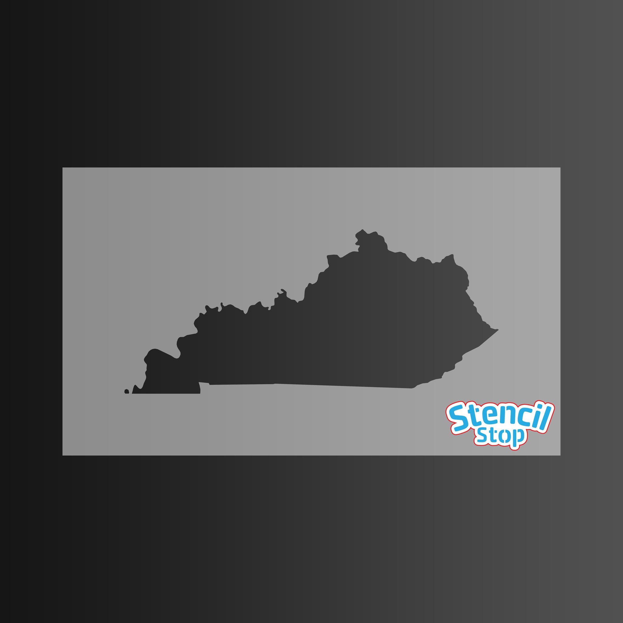 State of Kentucky Shape Stencil