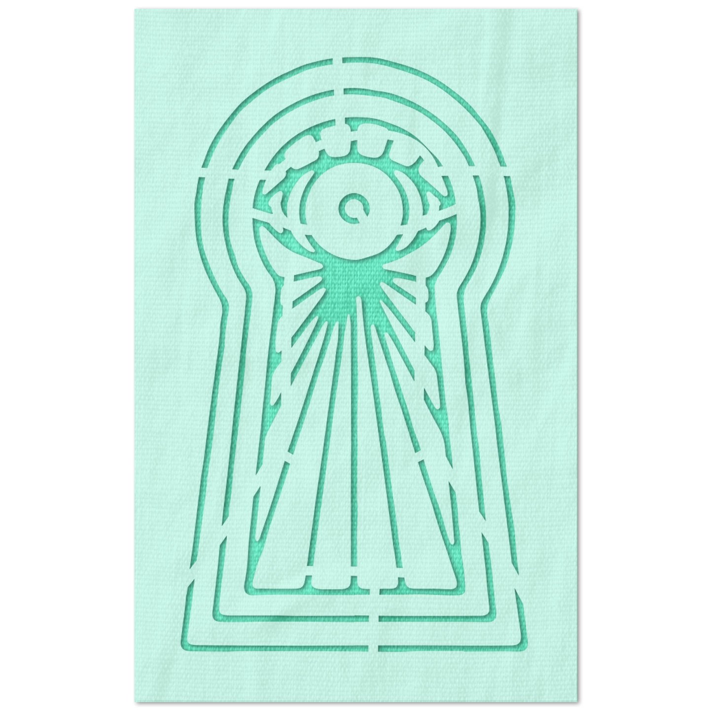 Keyhole Eye Stencil