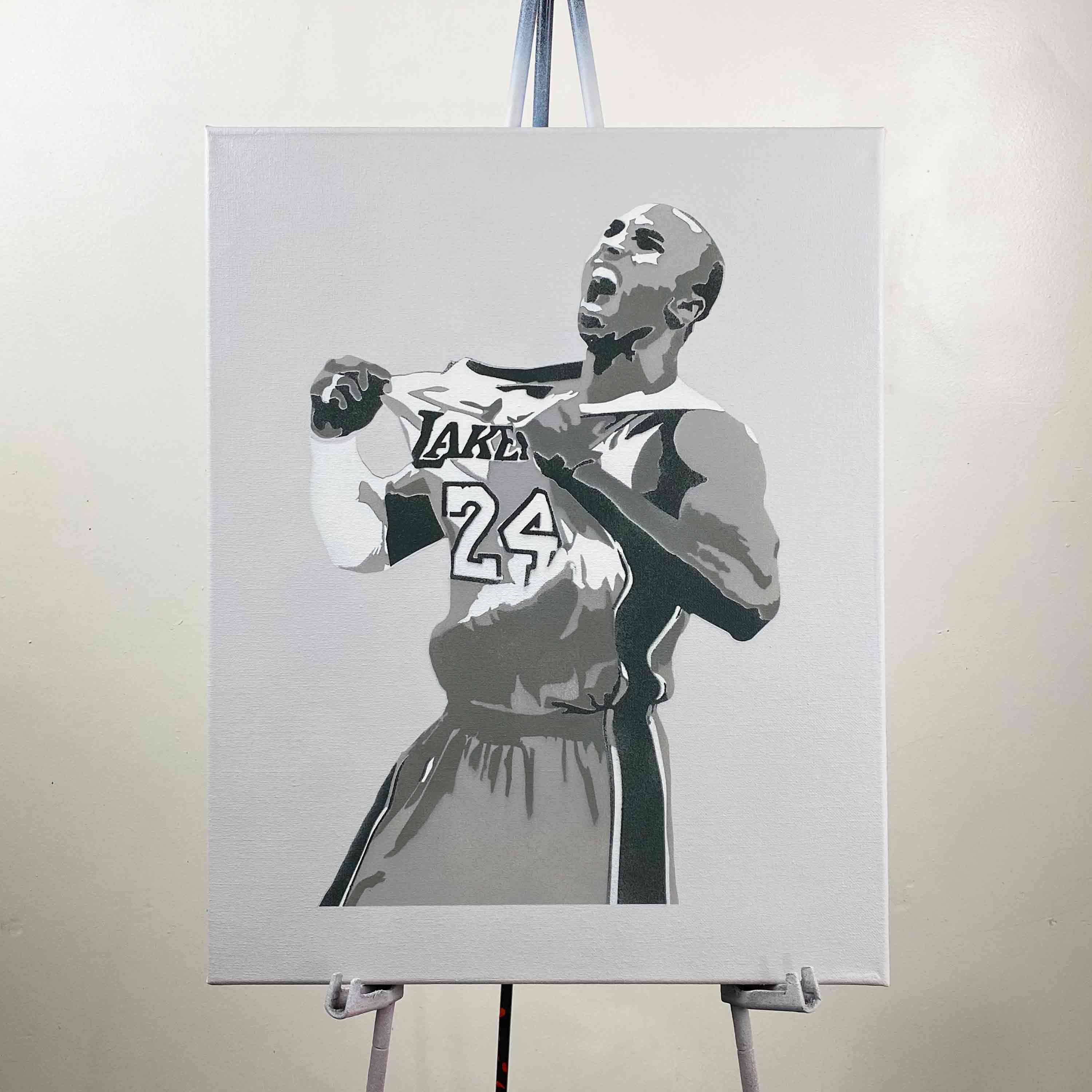Custom Kobe Bryant Canvas Painting