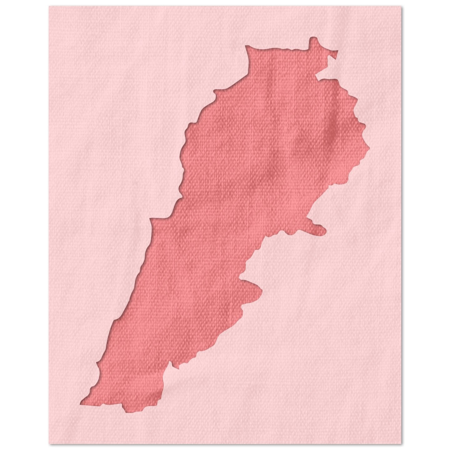 Lebanon Stencil