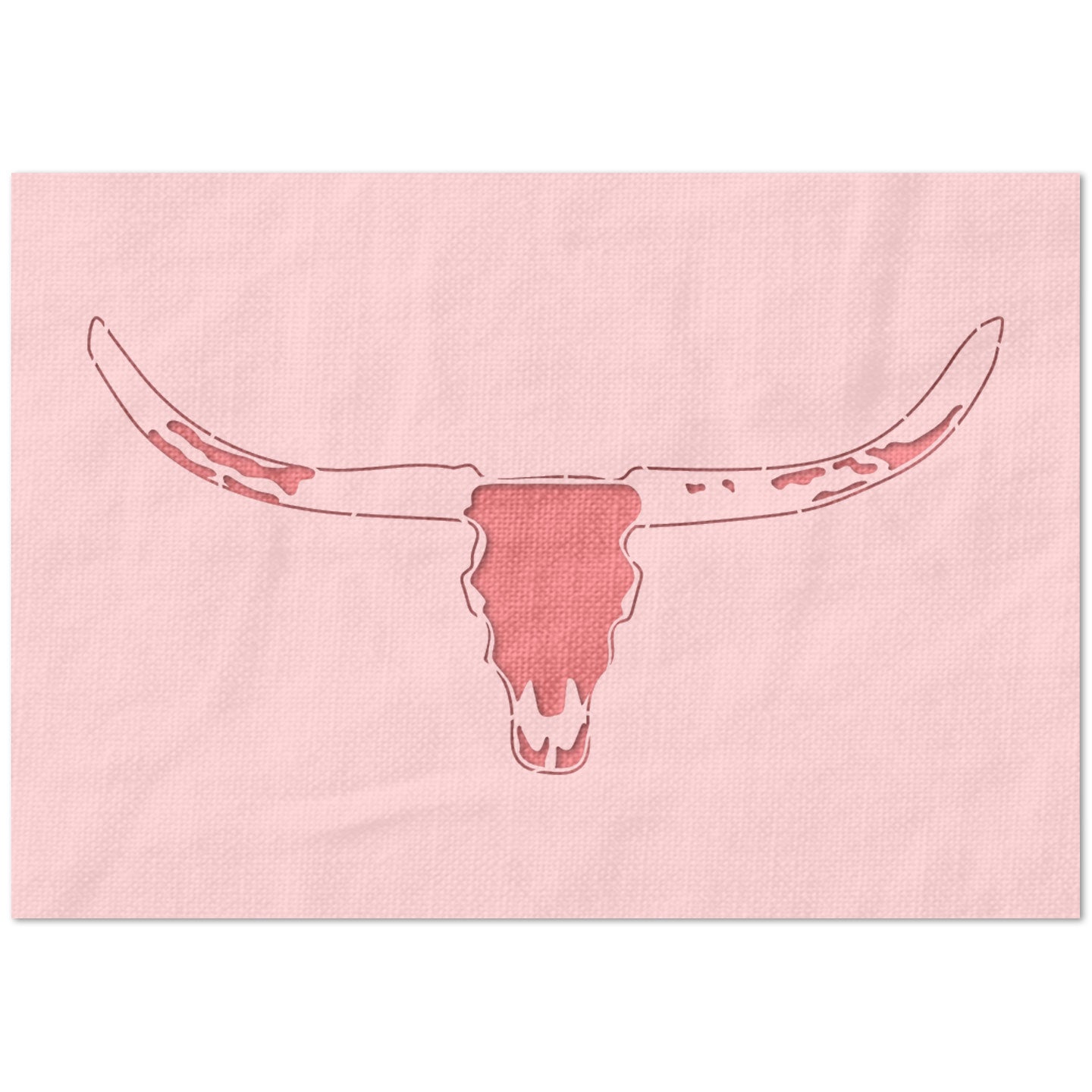 Longhorn Stencil