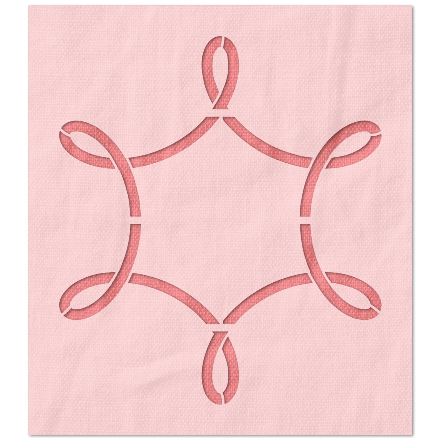 Loopy Pattern Stencil