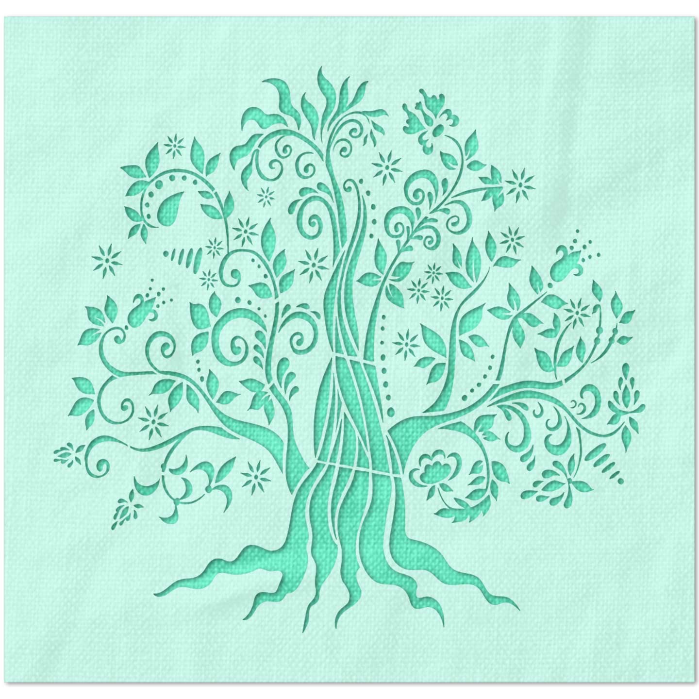 Magical Tree Stencil