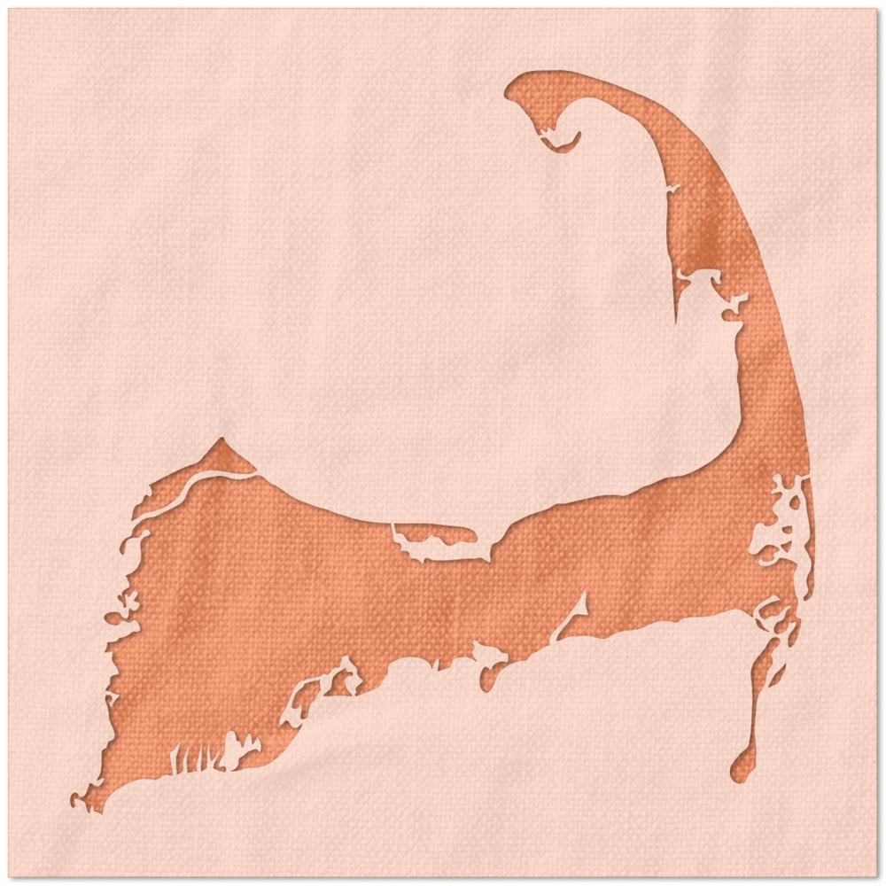 Cape Cod Outline Stencil | Stencil Stop