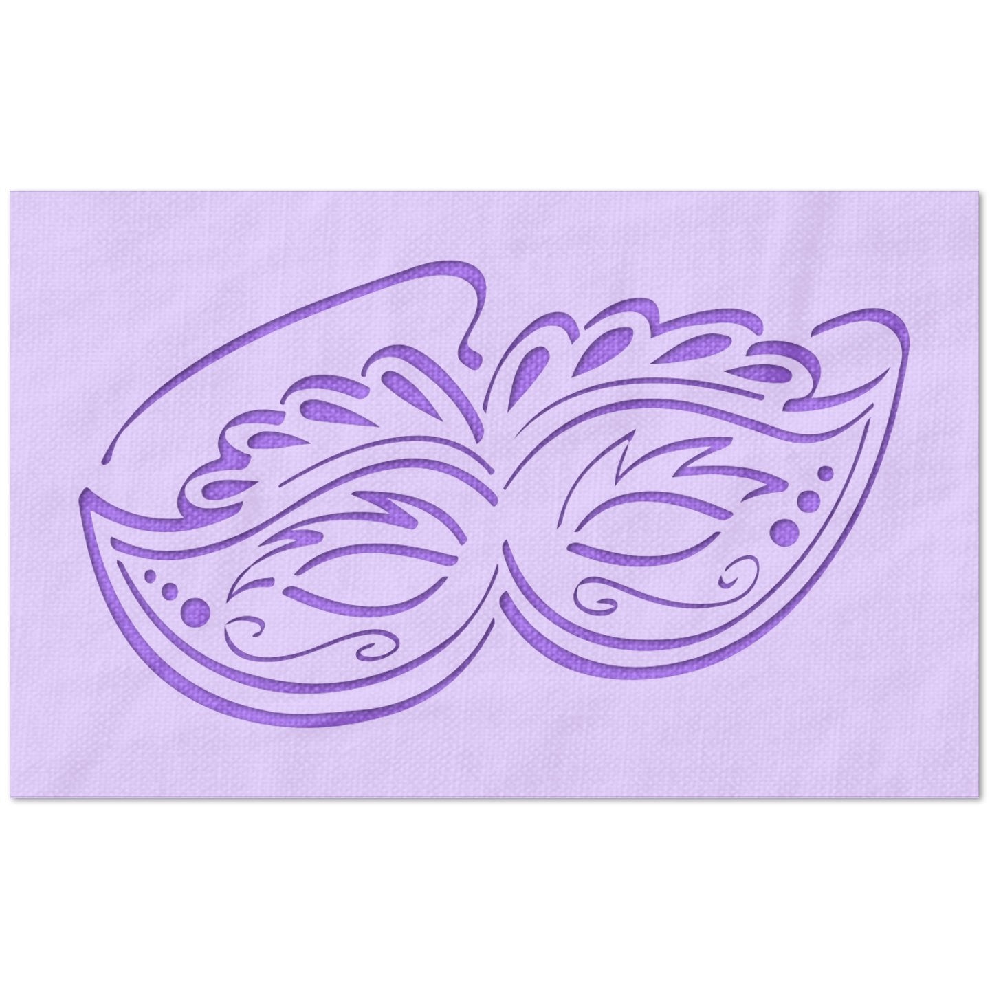 Mardi Gras Mask Stencil