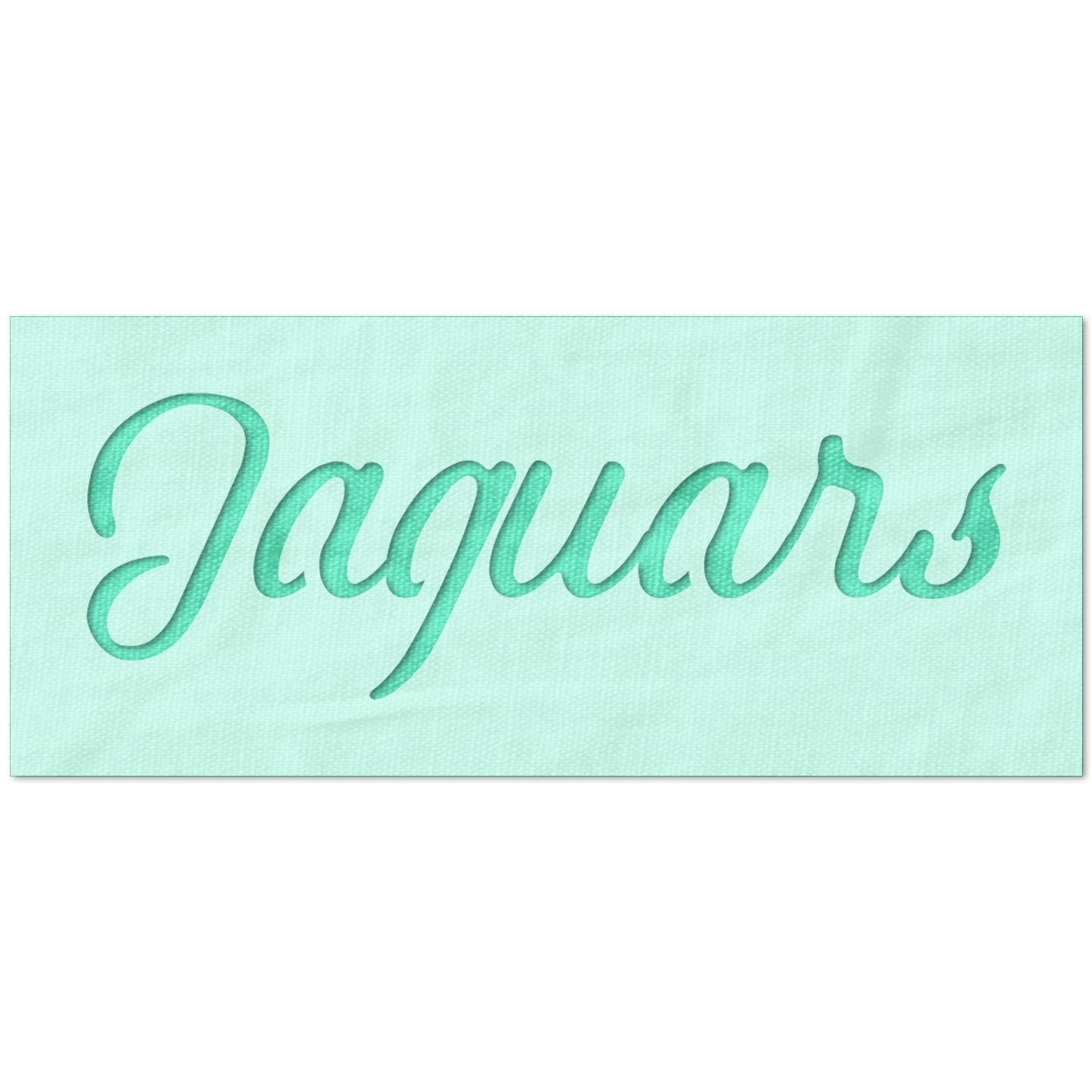 Mascot Jaguars Stencil