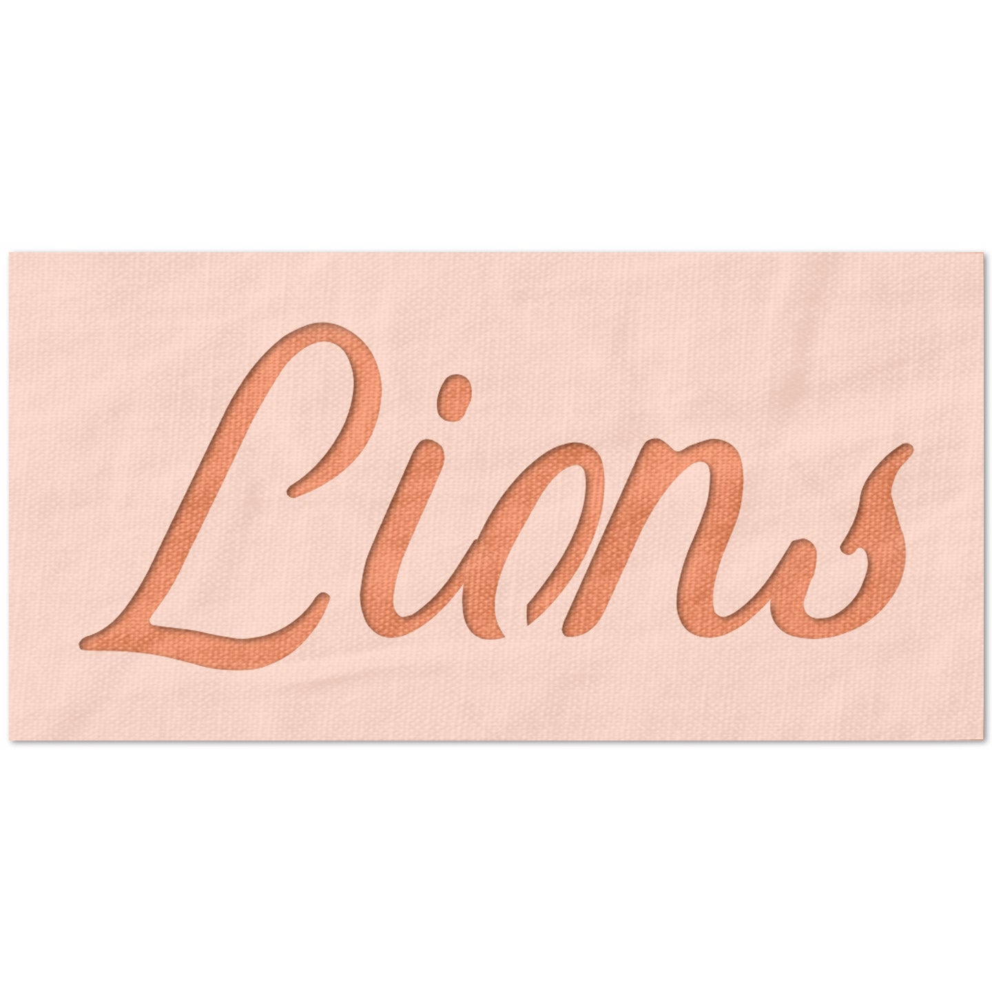 Mascot Lions Stencil