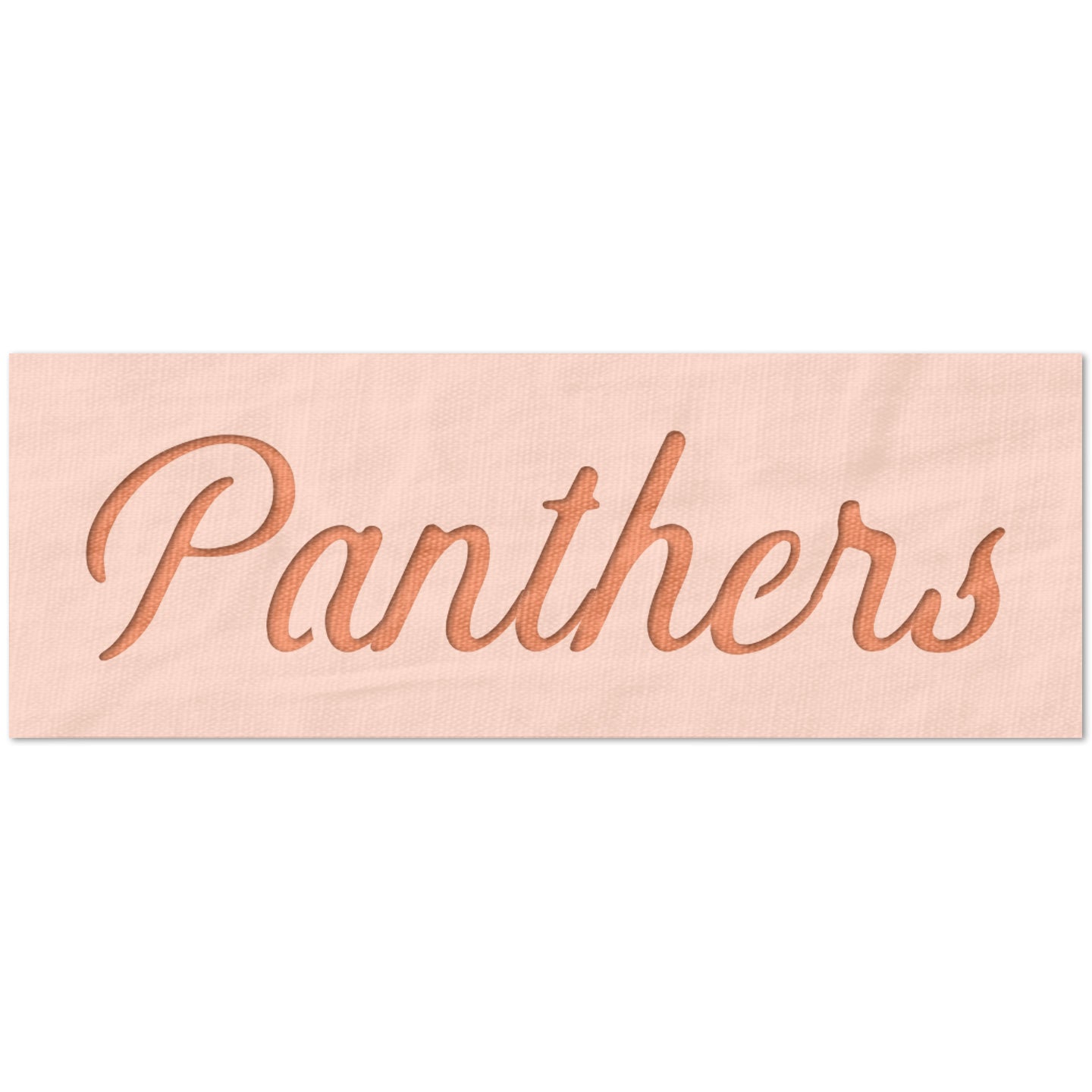 Mascot Panthers Stencil