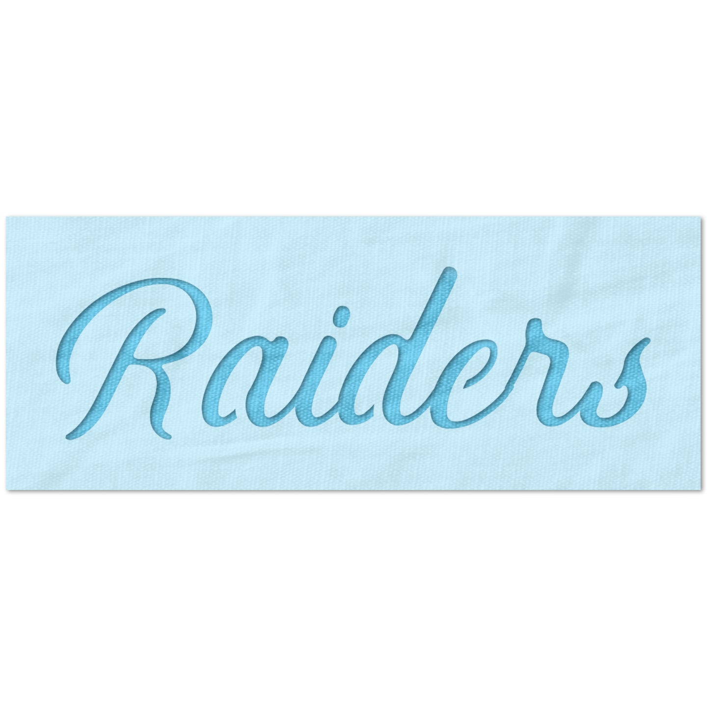 Mascot Raiders Stencil