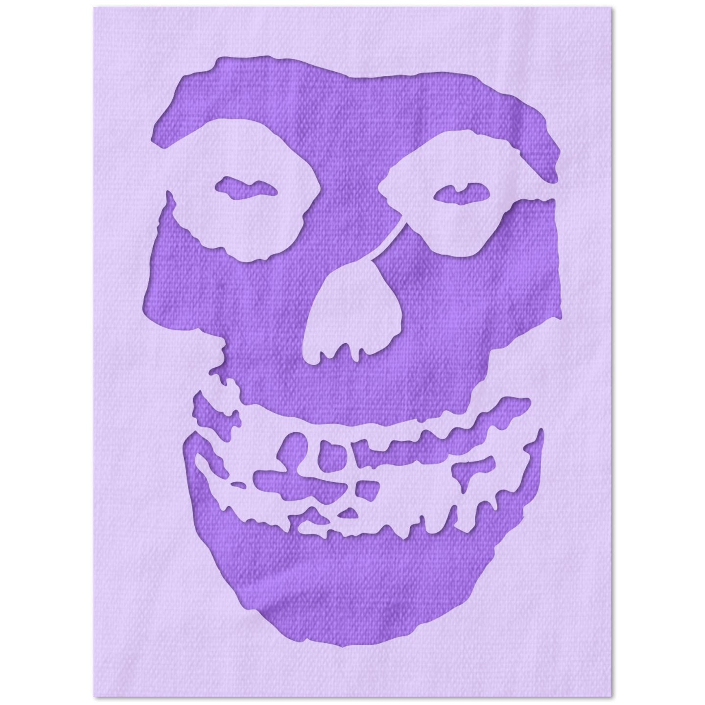 Misfits Crimson Ghost Skull Stencil