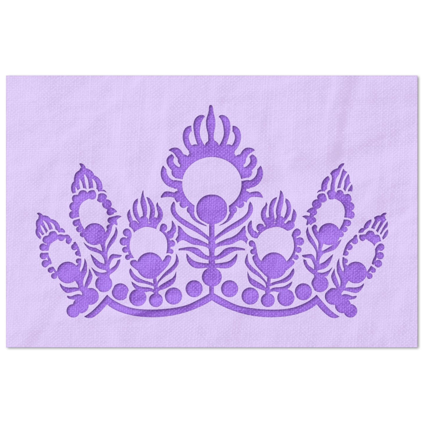 Miss USA Crown Stencil