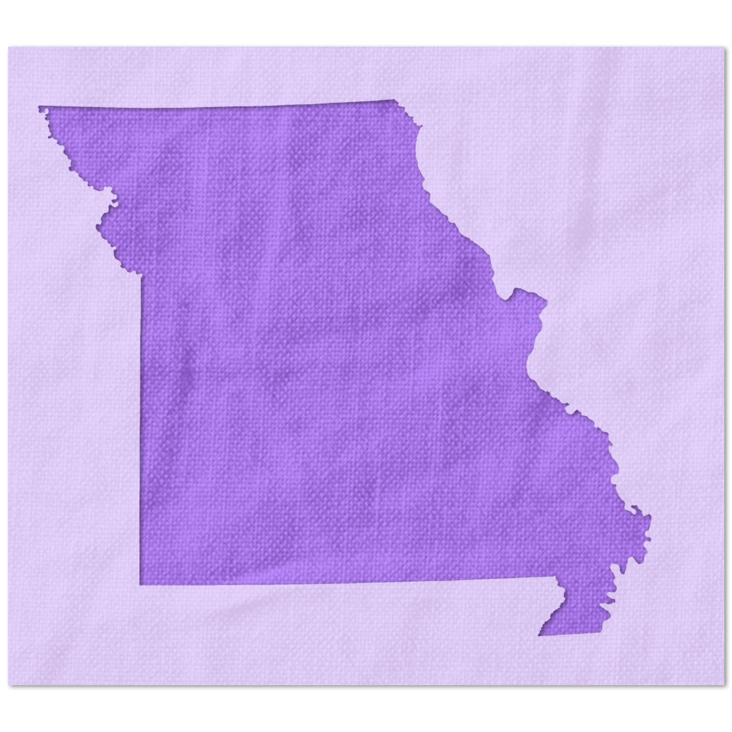 Missouri State Outline Stencil