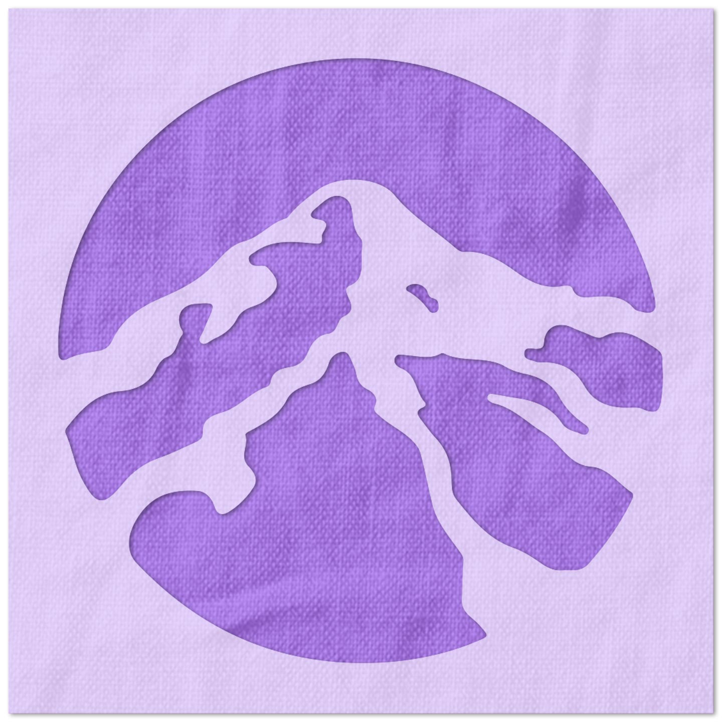 Mountain Peak Stencil