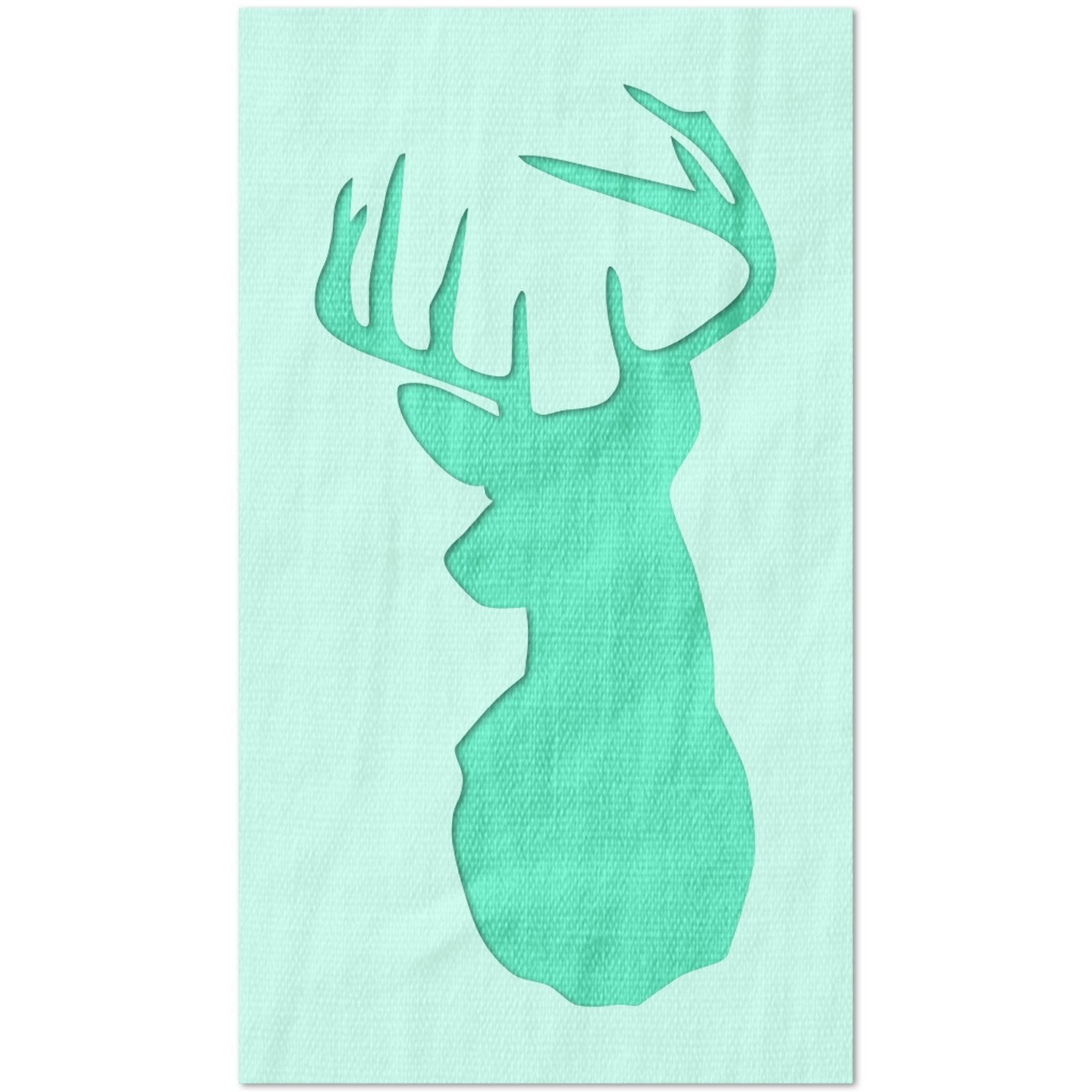 Mounted Buck Stencil