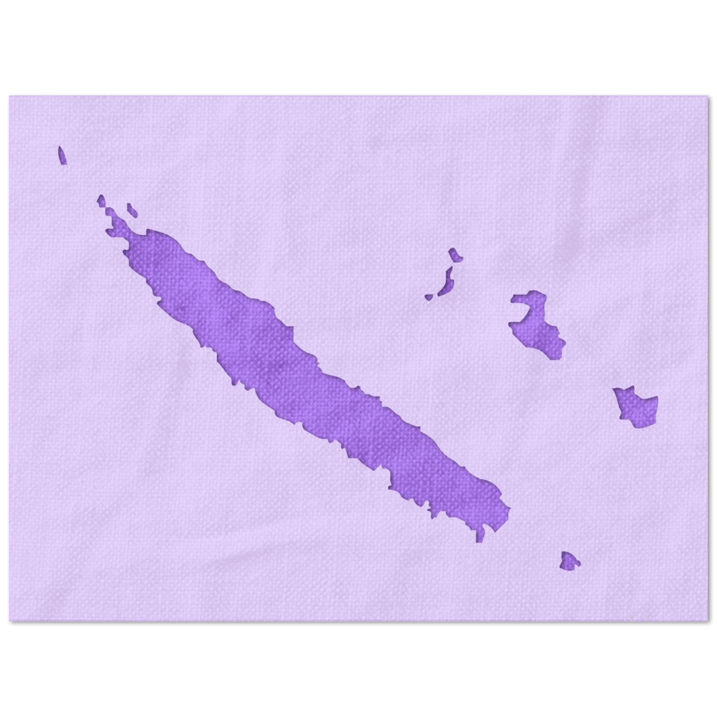 New Caledonia Stencil