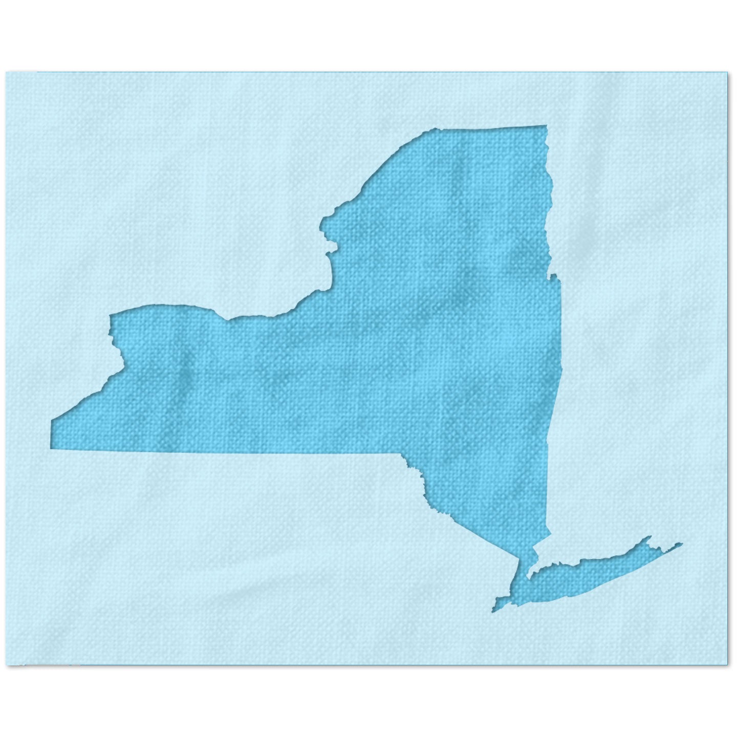 New York State Outline Stencil