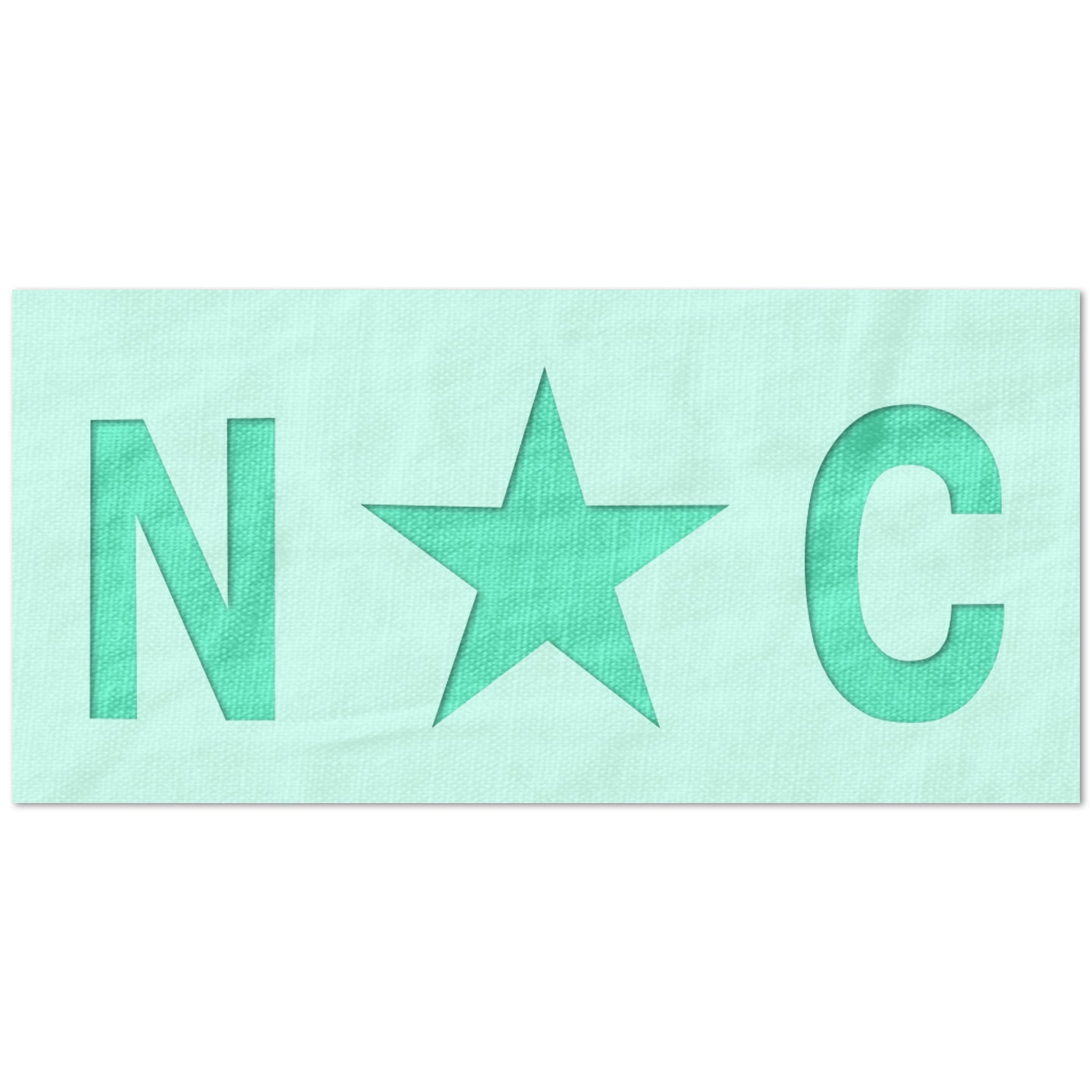North Carolina State Flag Stencil