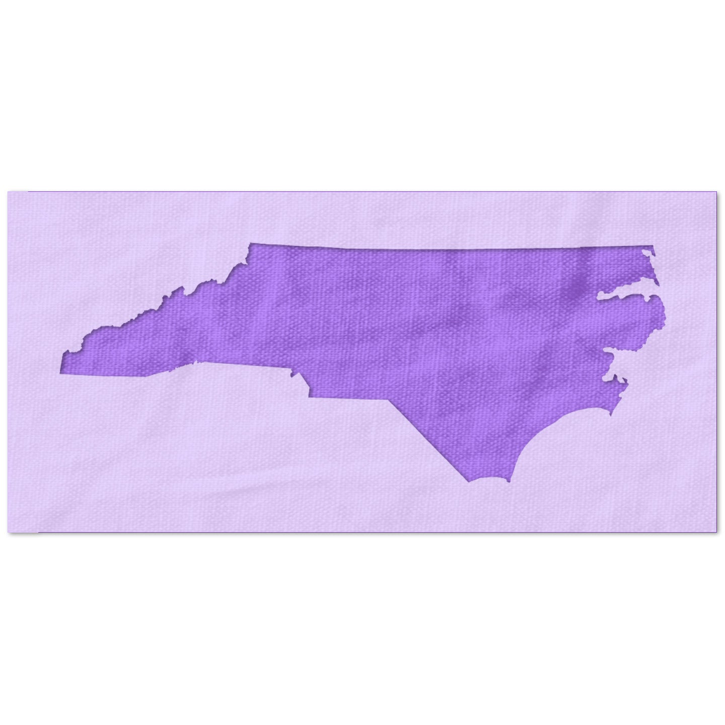 North Carolina State Outline Stencil