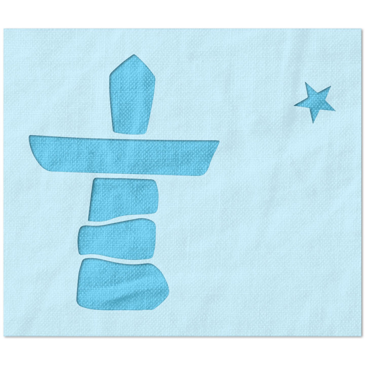 Nunavut Flag Stencil