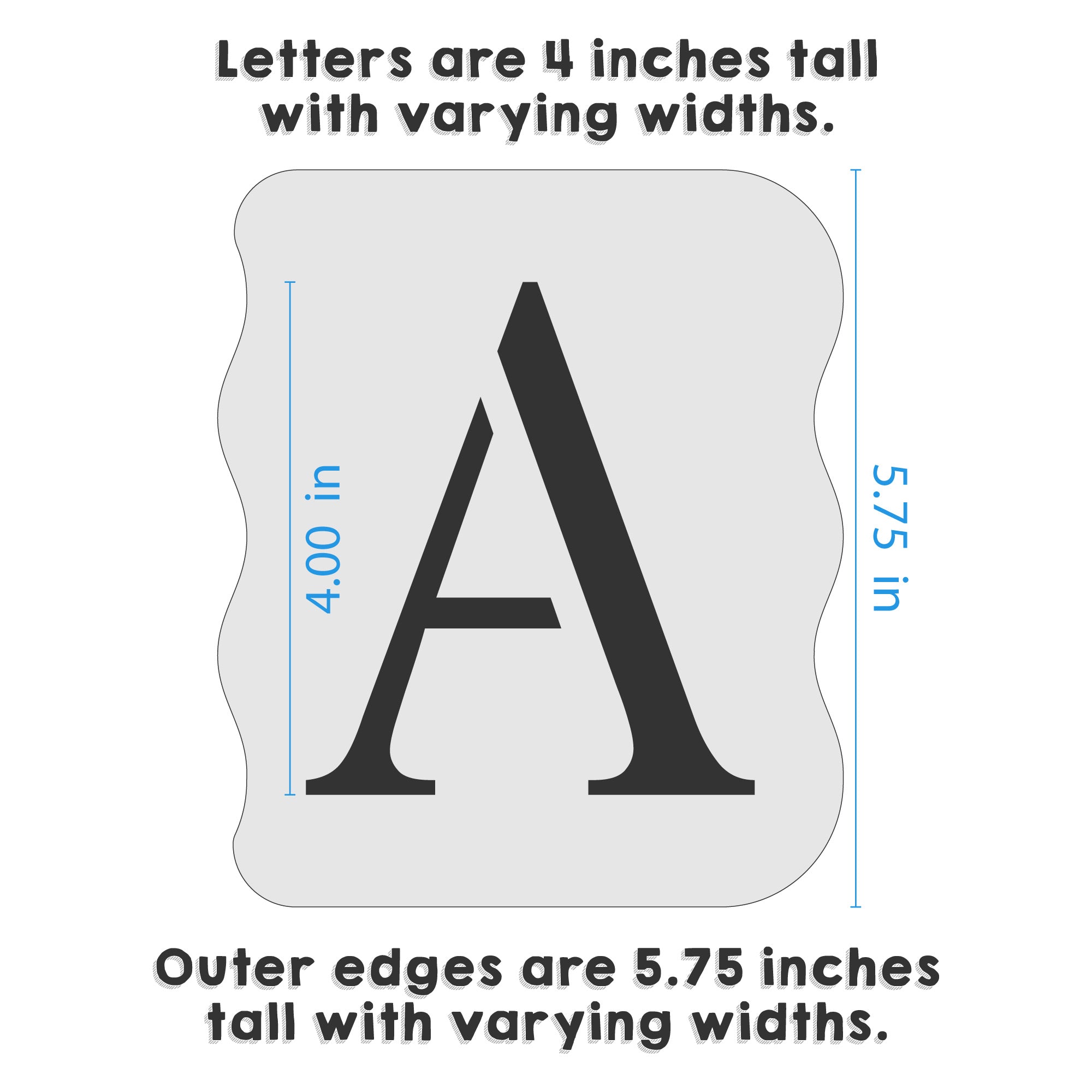 Greek Letter Stencil Kit