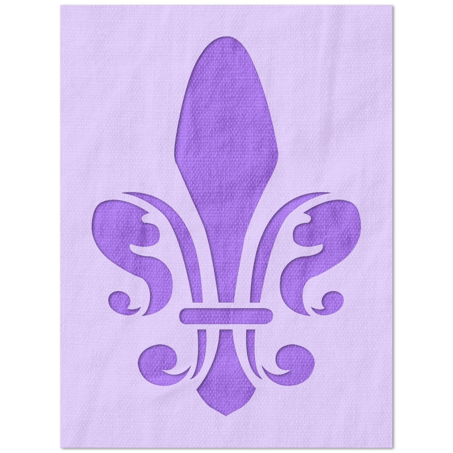 Ornate Fleur De Lis Stencil