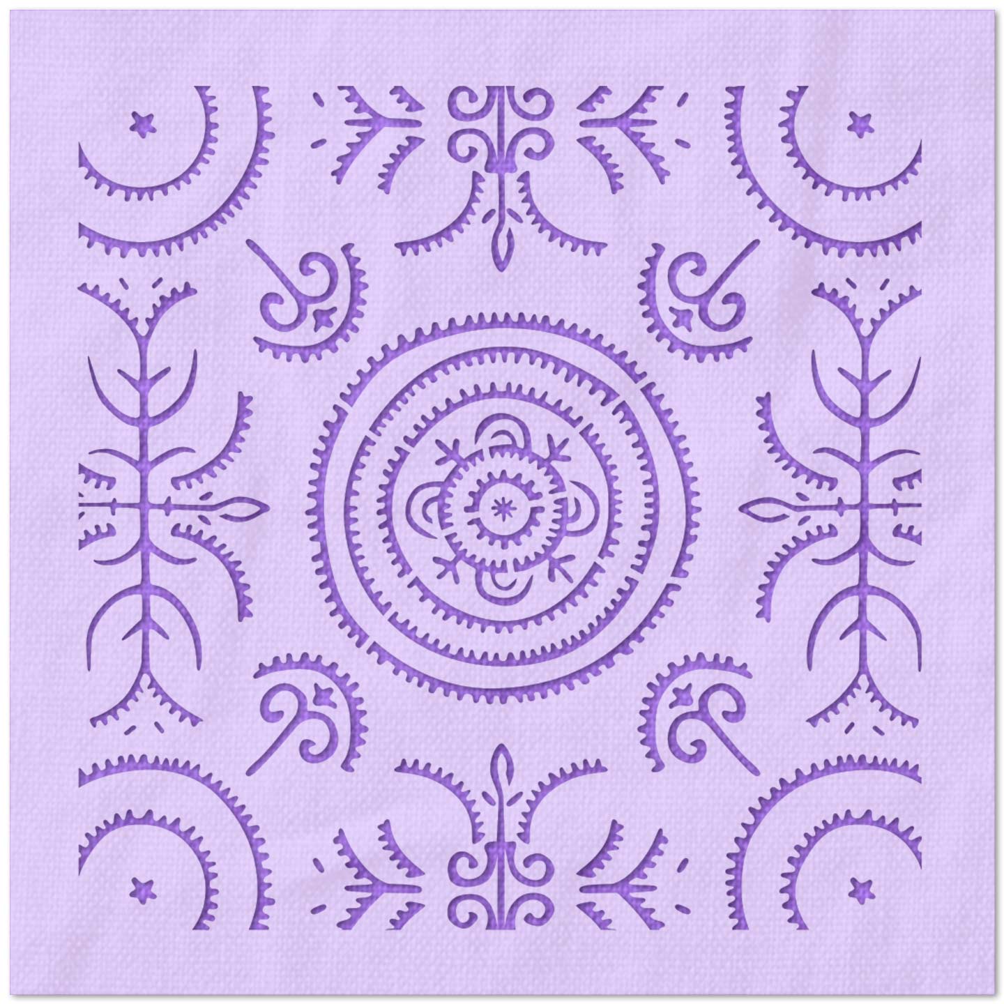 Ornate Pattern Stencil