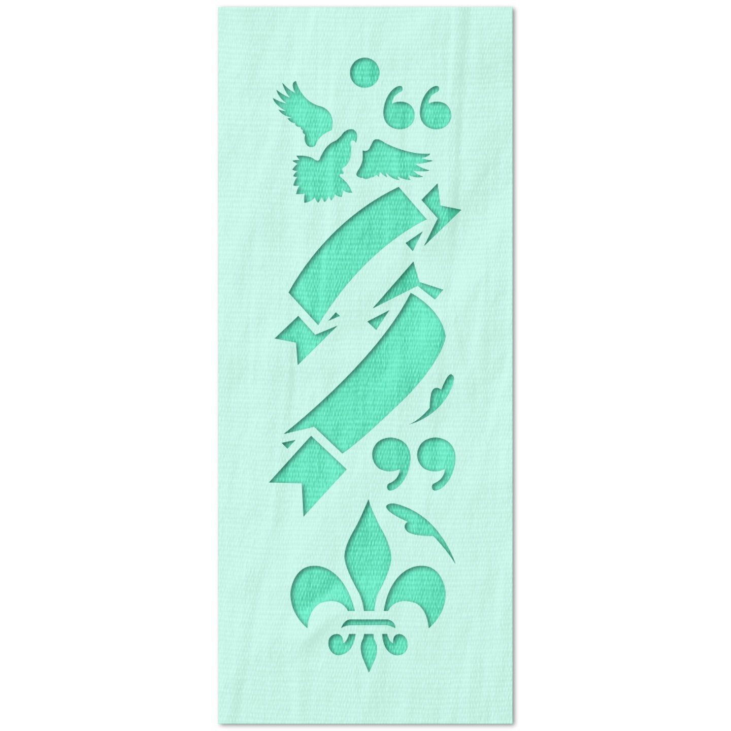 Ornate Quotation Template Stencil