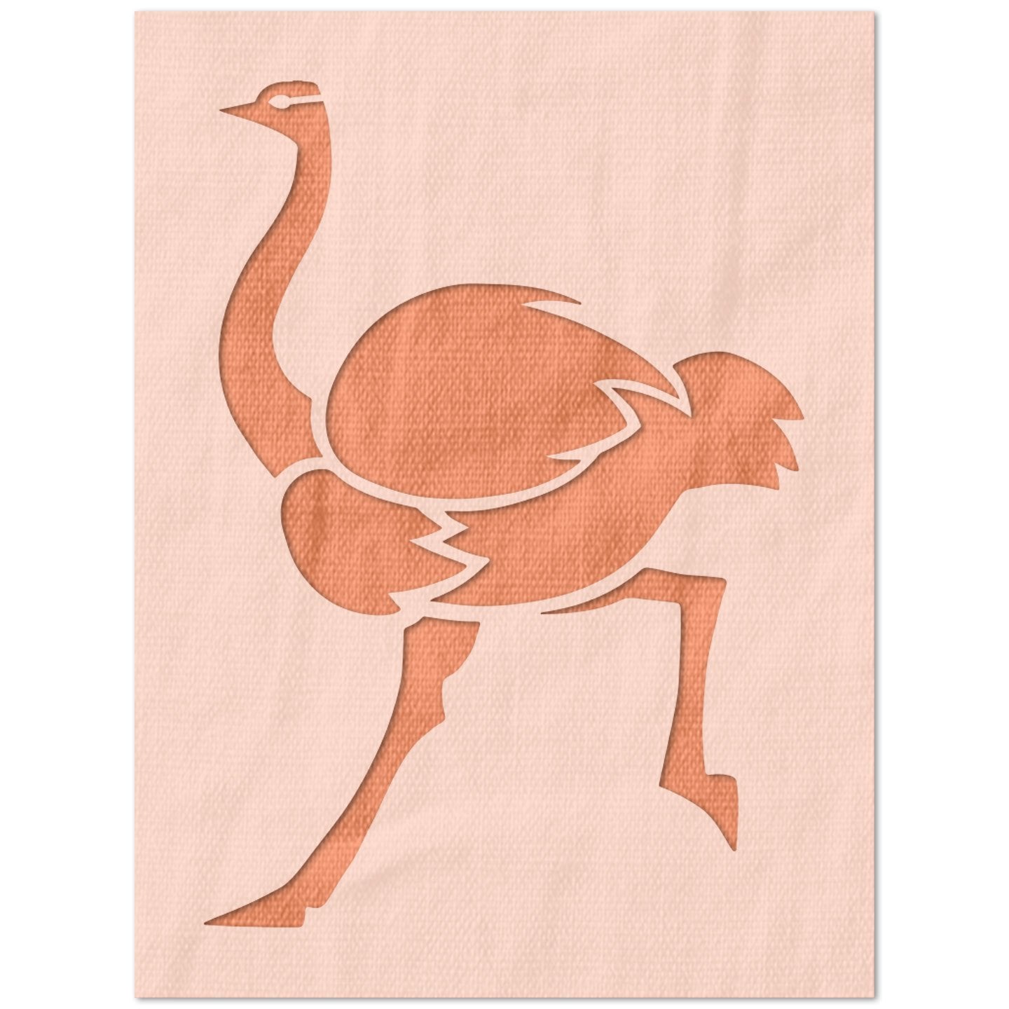 Ostrich Stencil