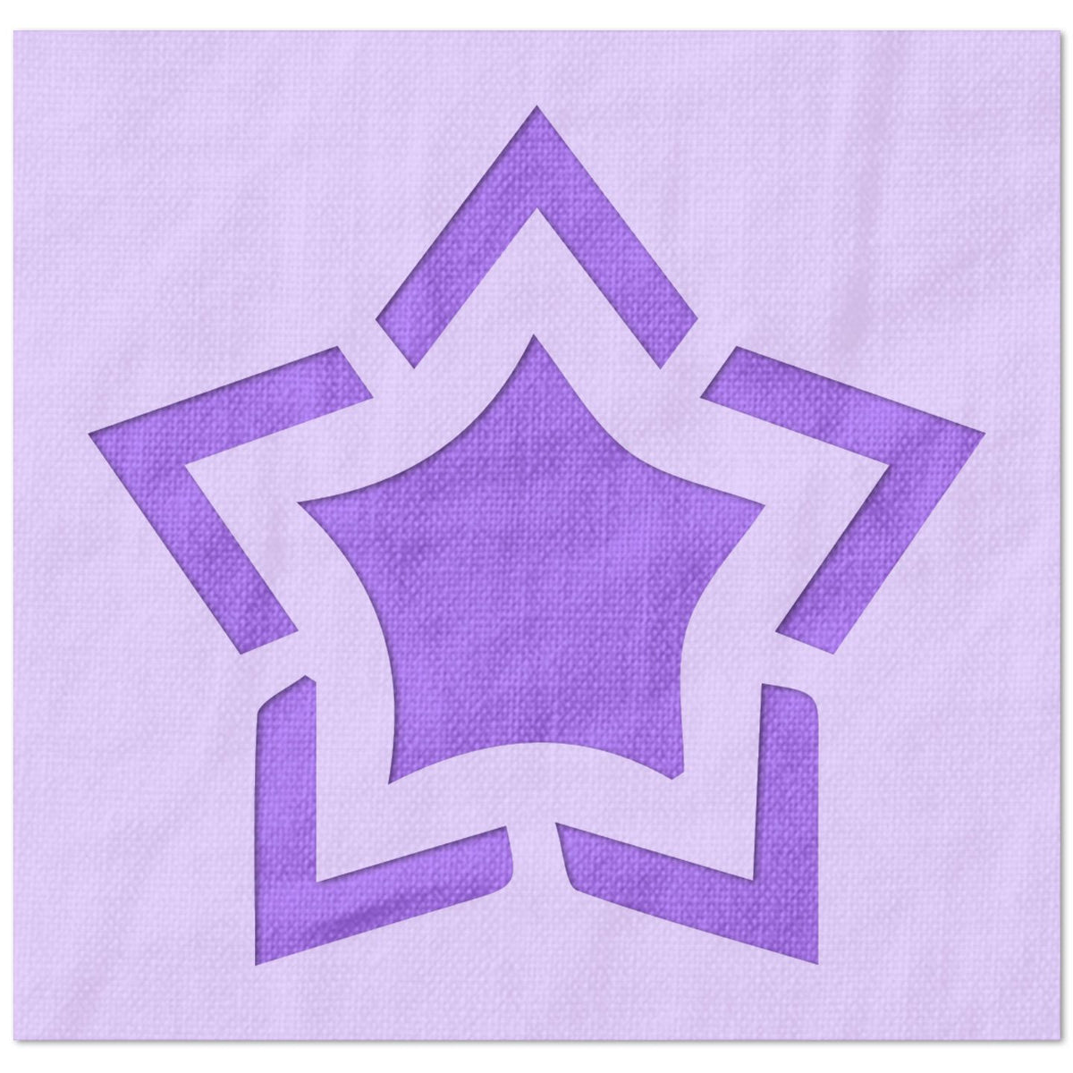 Outlined Star Stencil