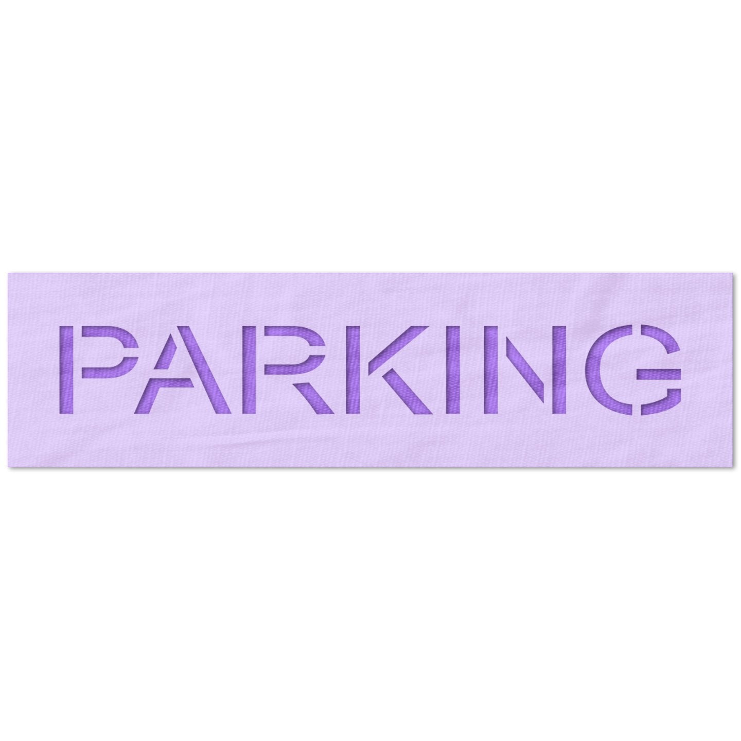 Parking Sign Strong Font Stencil