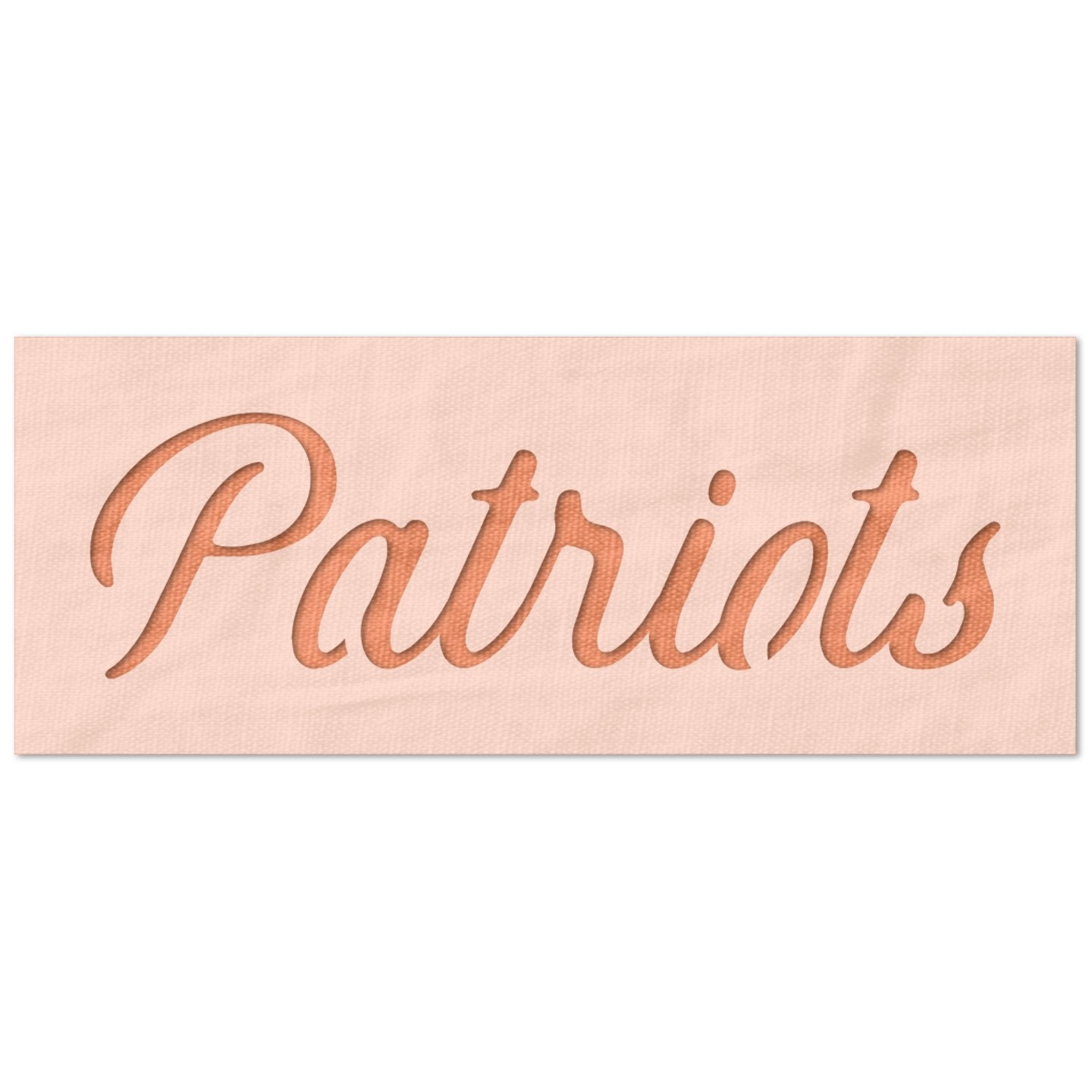 Patriots Stencil