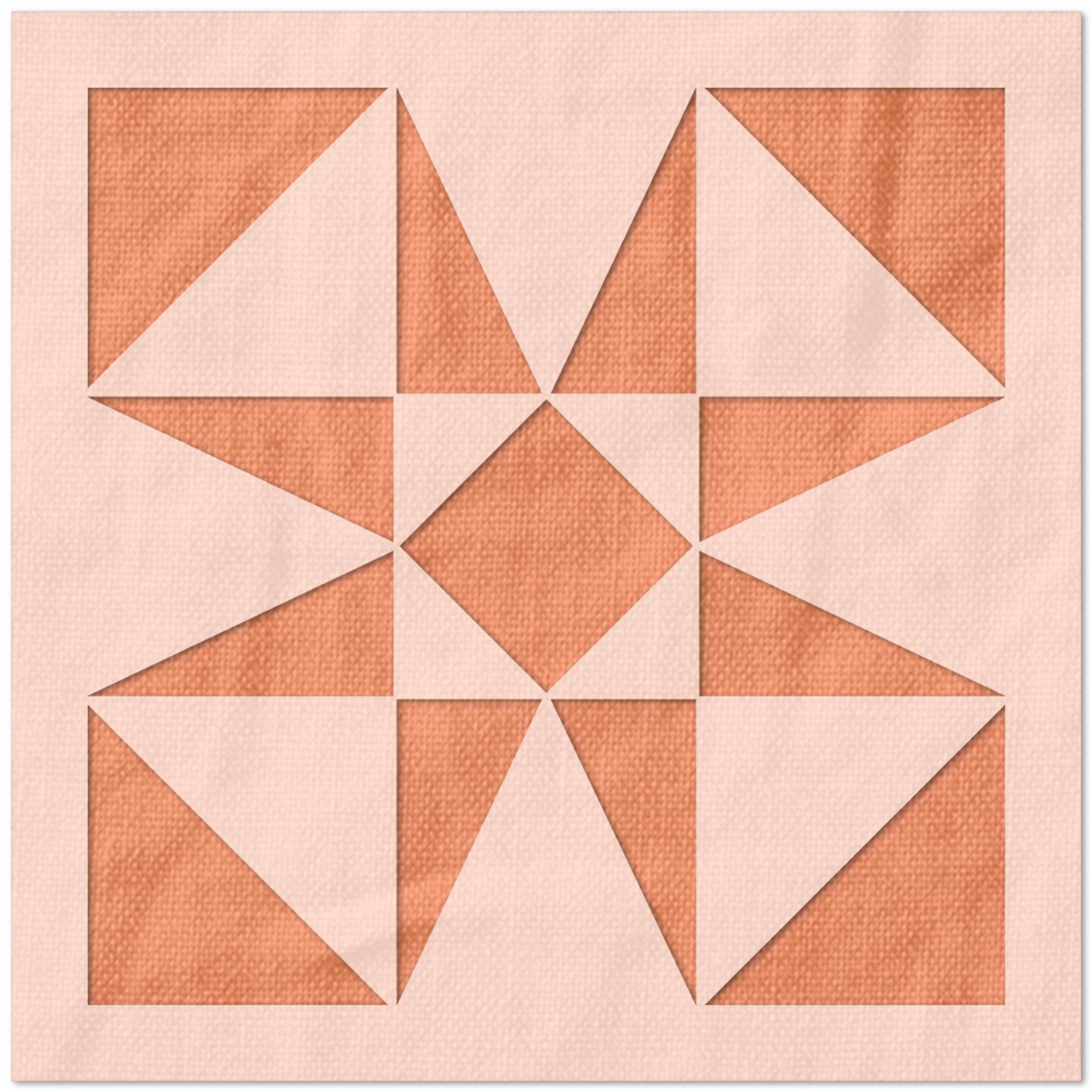 Geometric Tile Pattern Stencil