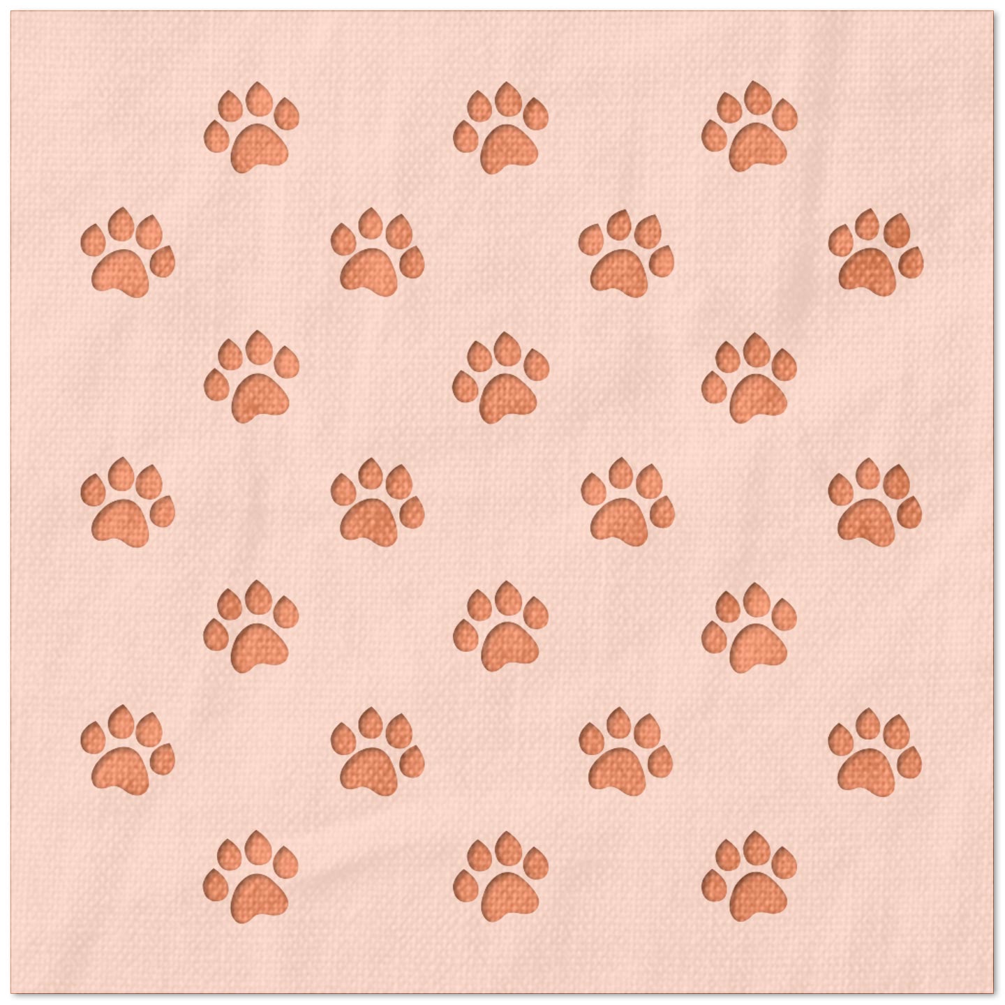 Paw Print Pattern Stencil