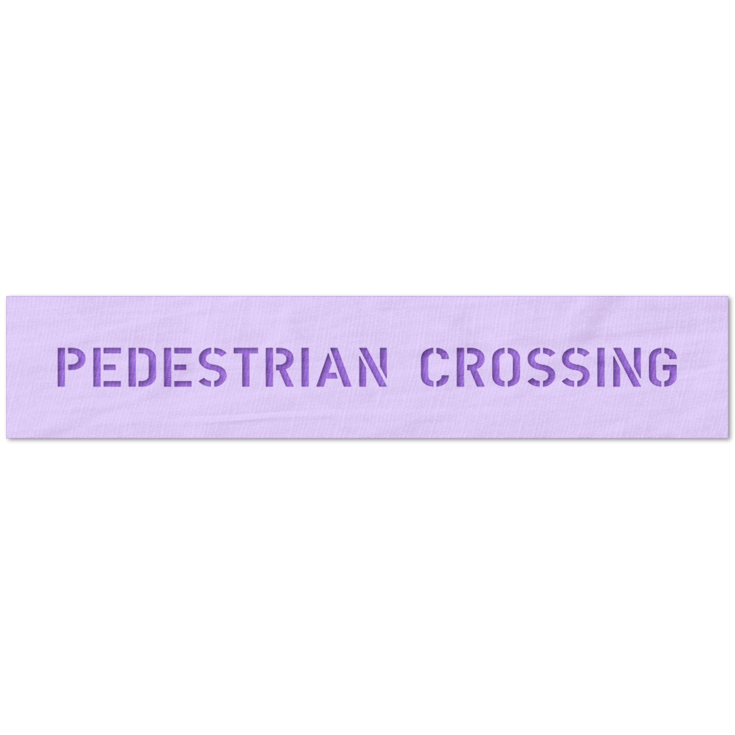 Pedestrian Crossing Sign Stencil