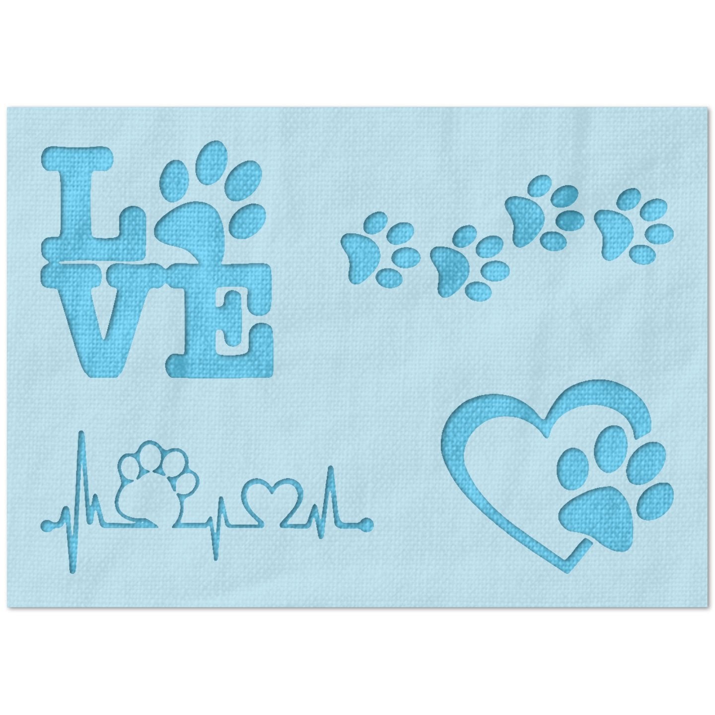 Pet Love Stencil