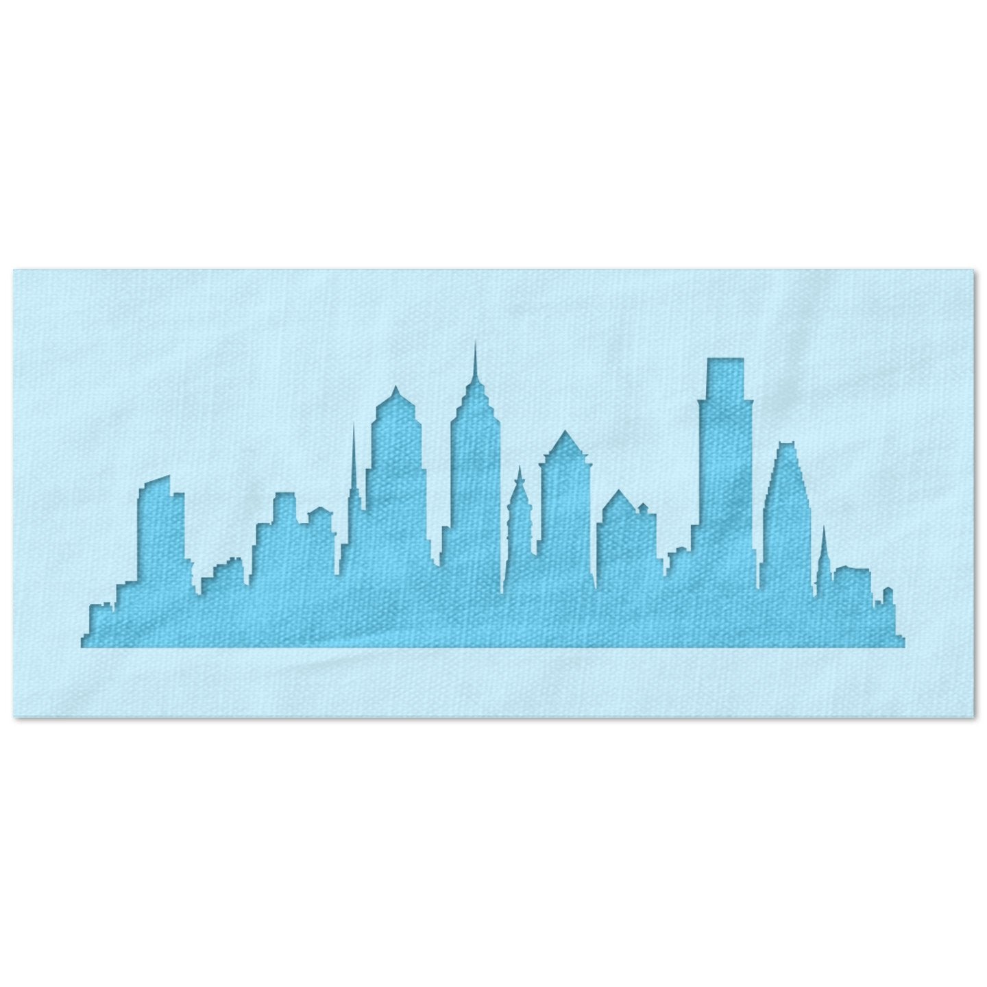 Philadephia Skyline Stencil