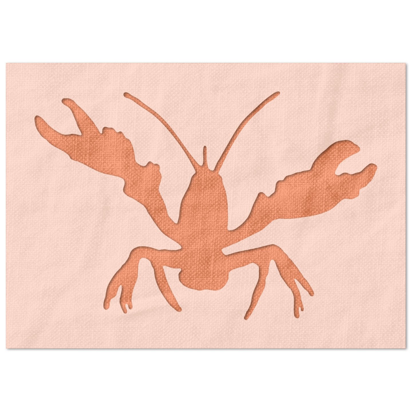 Pinching Lobster Stencil