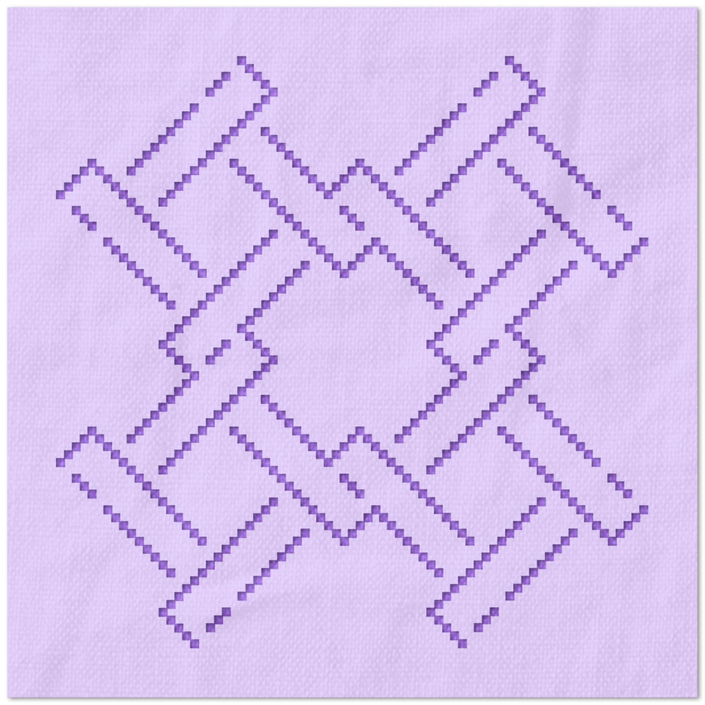 Pixel Knot Pattern Stencil