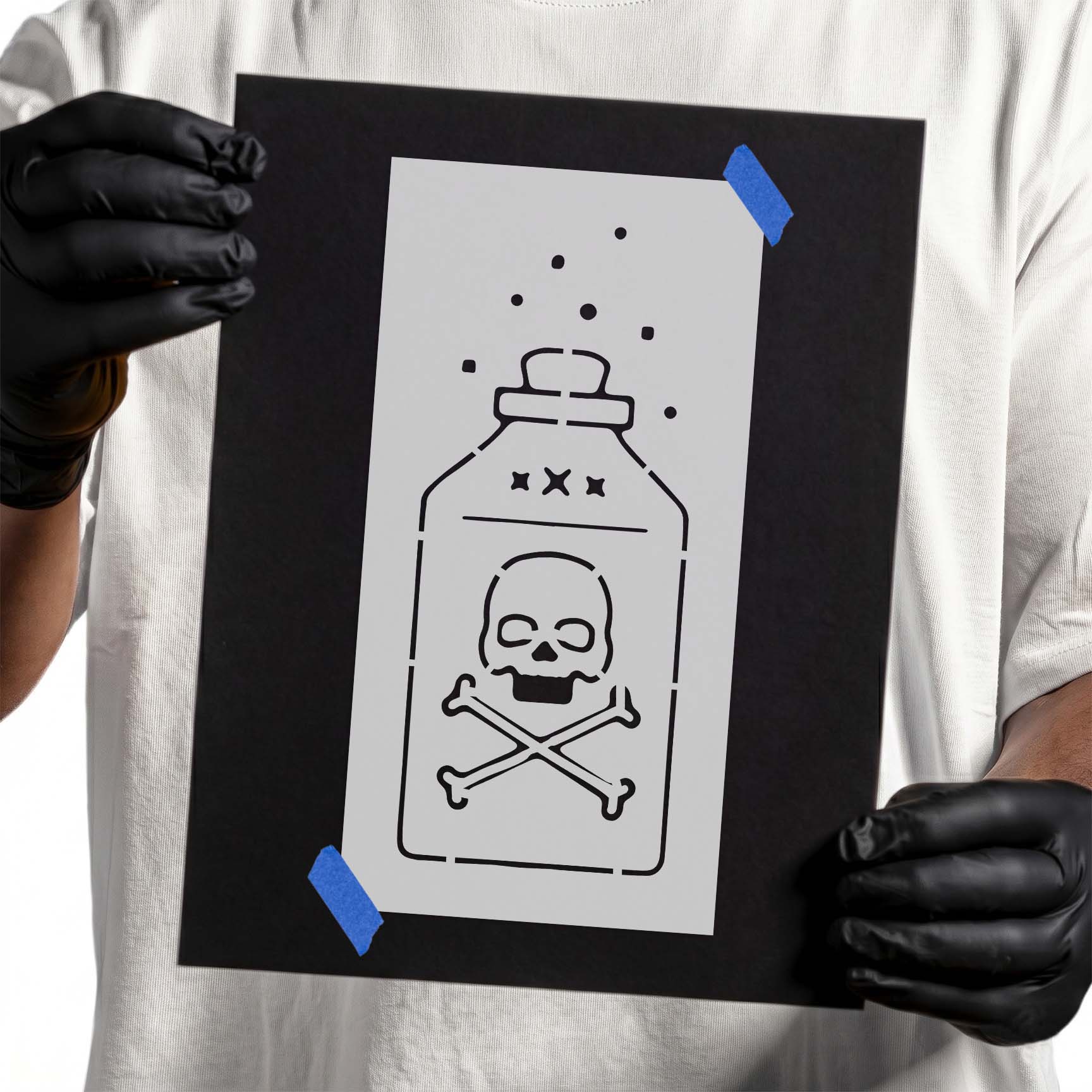 Poison Drink Stencil