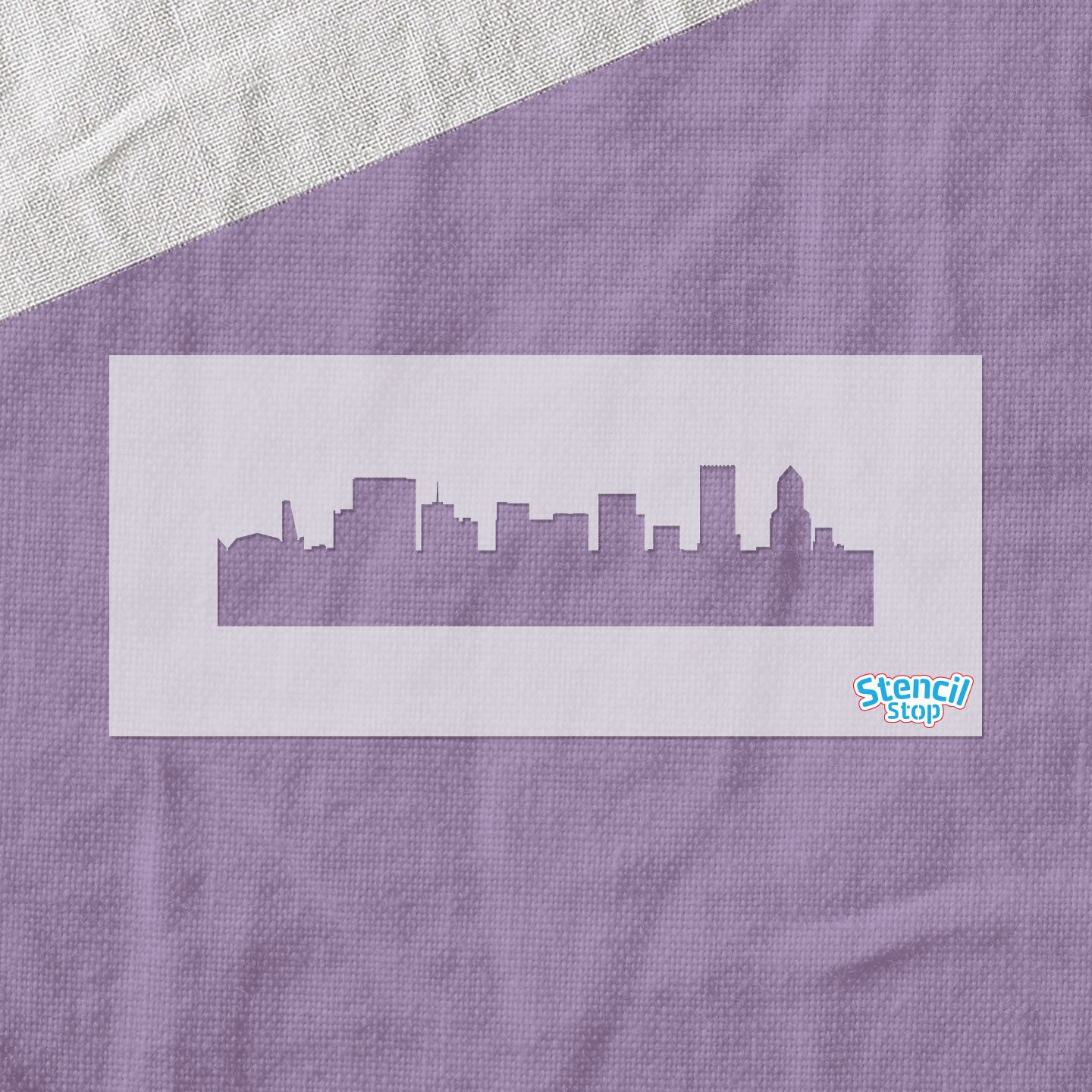 Portland Skyline Stencil