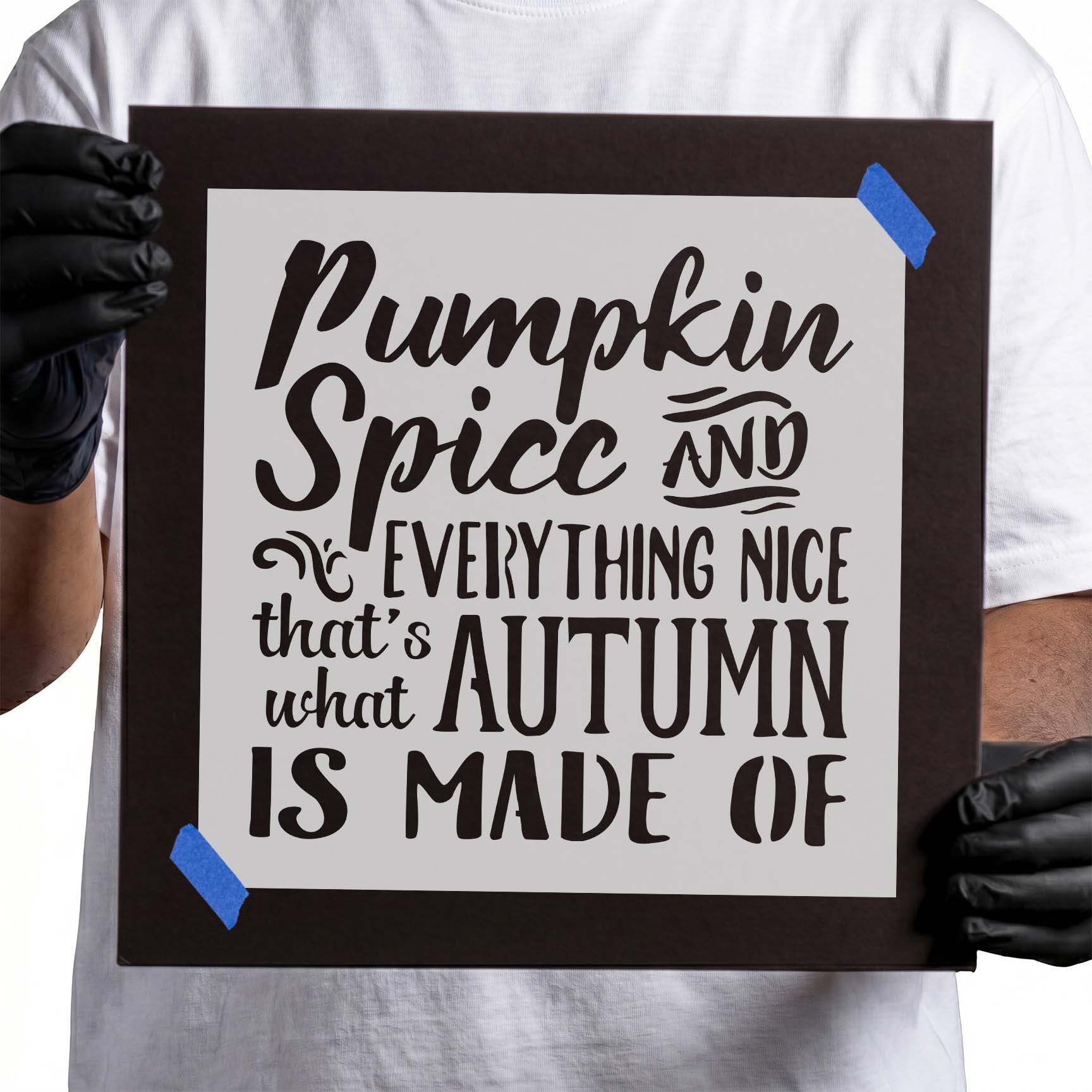 Pumpkin Spice Stencil