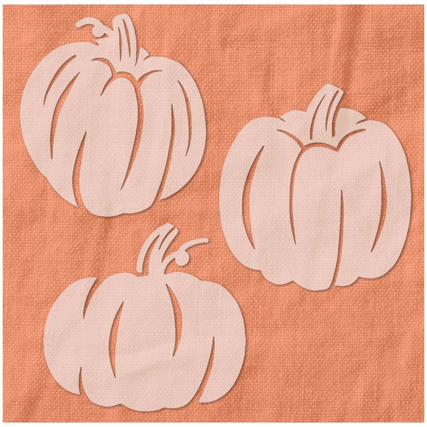 Reverse Pumpkins Stencil Set