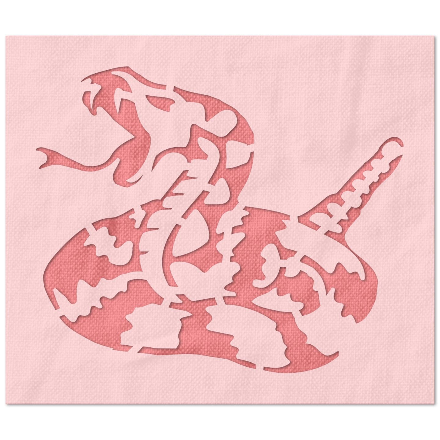 Rattlesnake Stencil