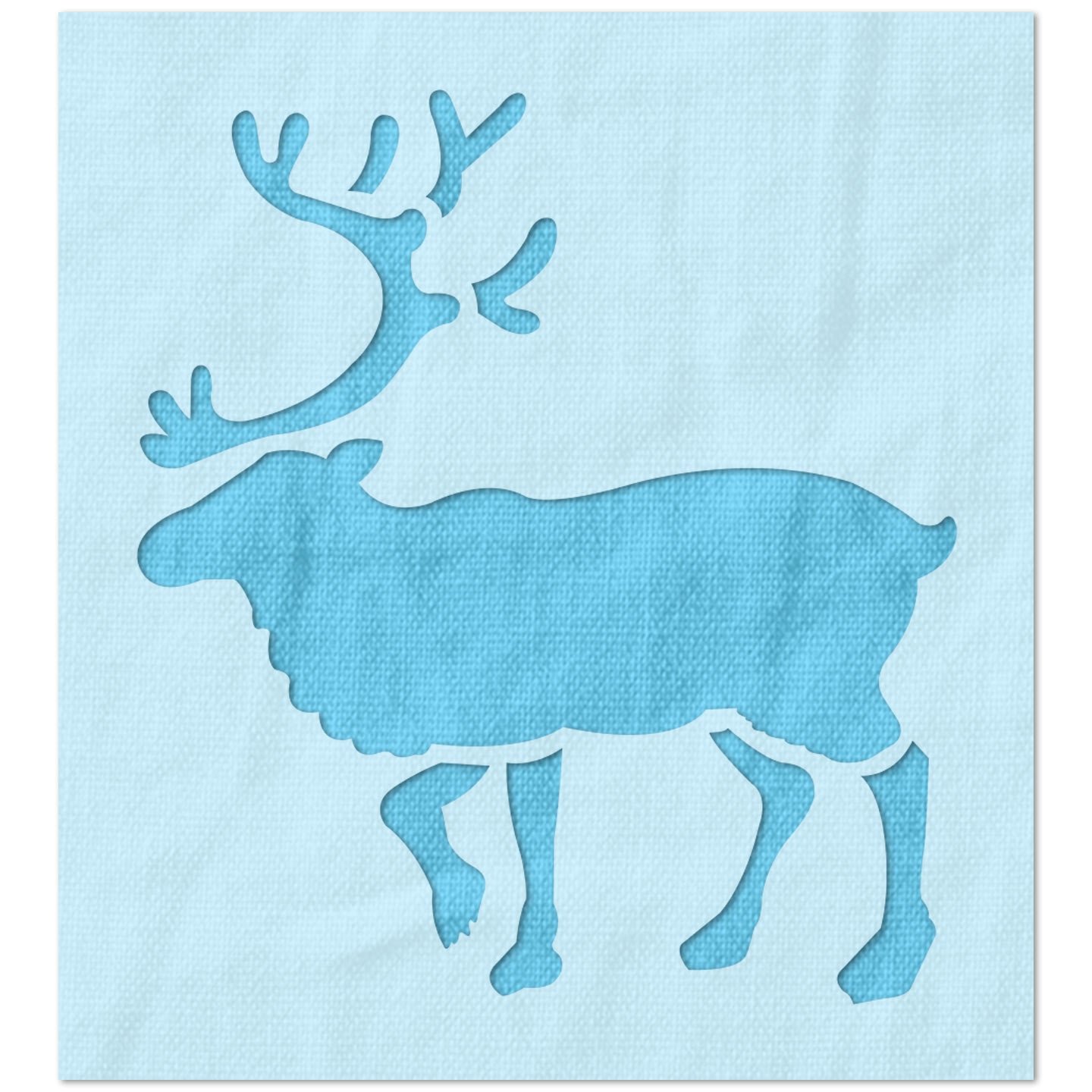 Walking Reindeer Stencil