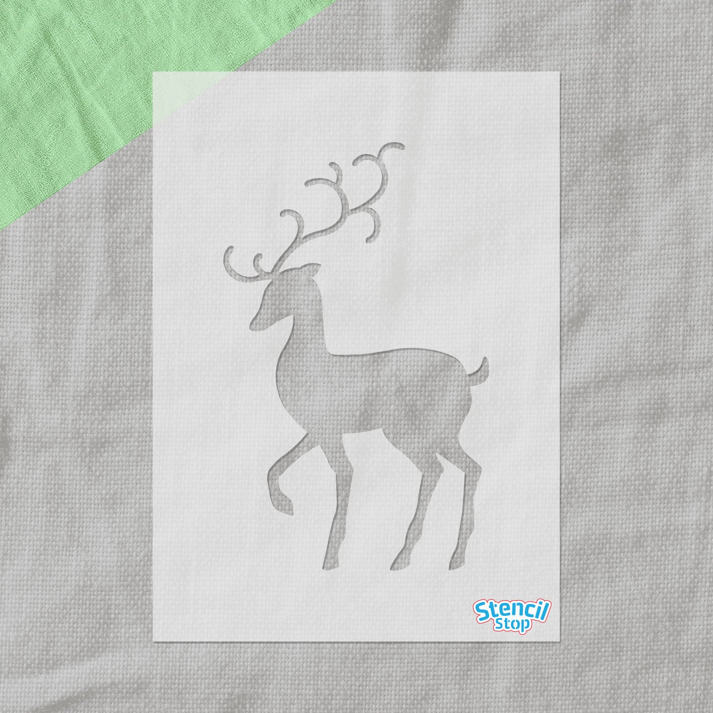 Standing Reindeer Stencil